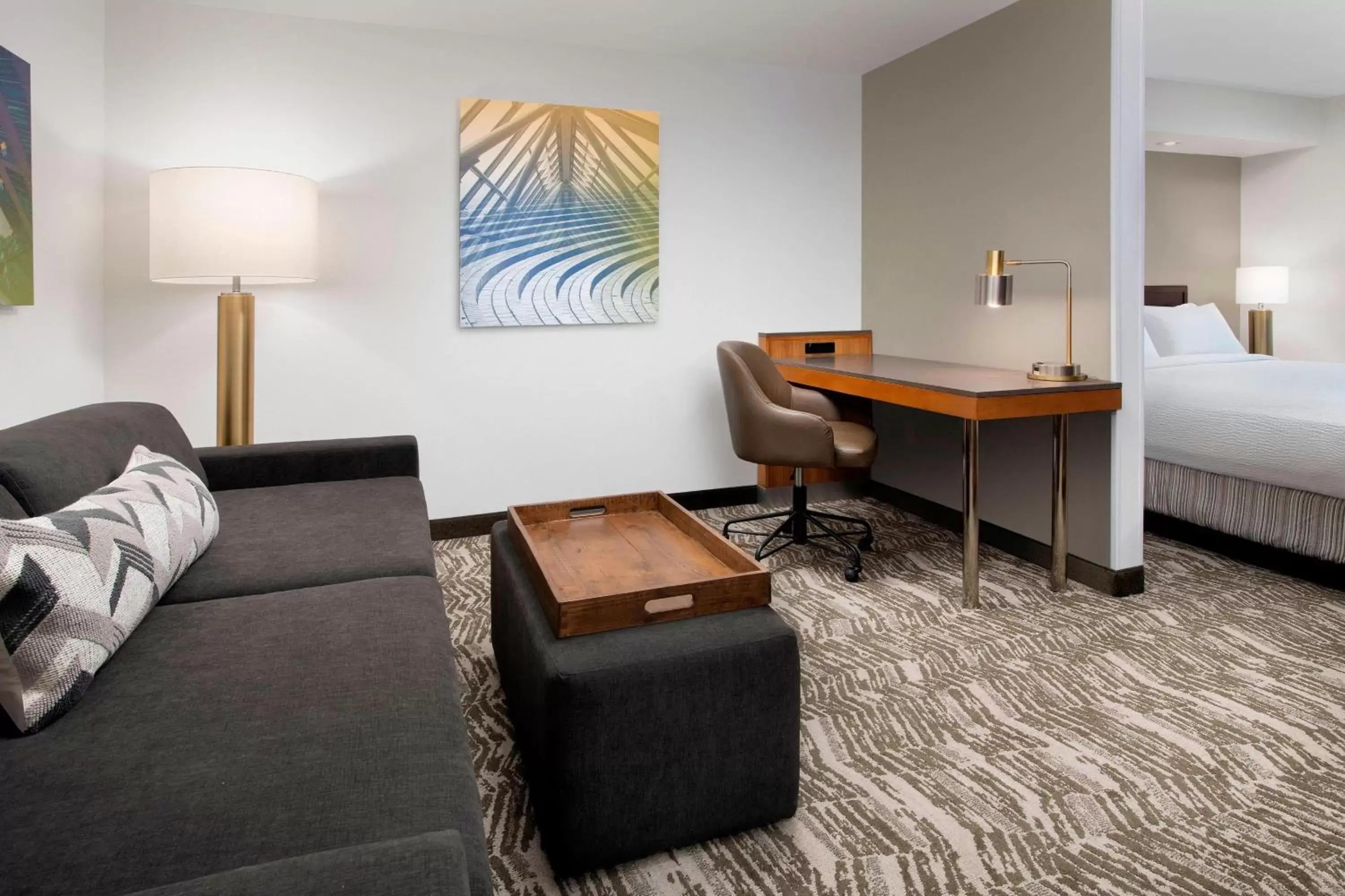 Photo of the whole room, Seating Area in SpringHill Suites by Marriott Portland Hillsboro