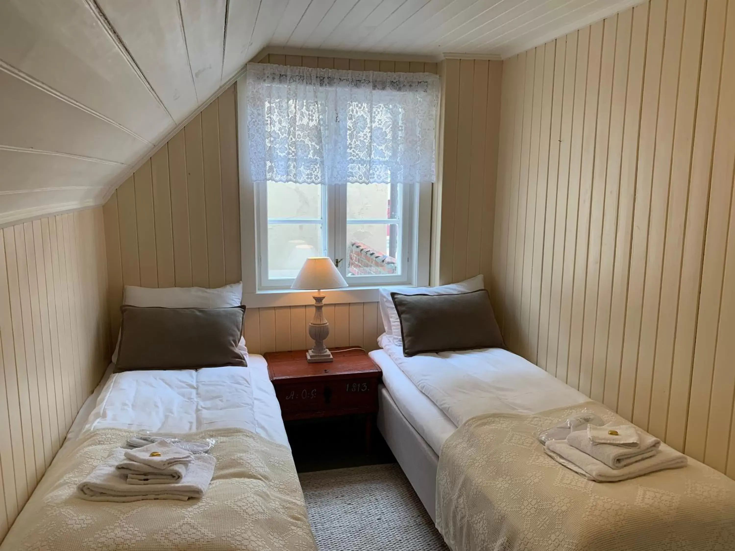 Bedroom, Bed in Gamlebyen Hotell - Fredrikstad Bedroom, Bed in Gamlebyen Hotell - Fredrikstad