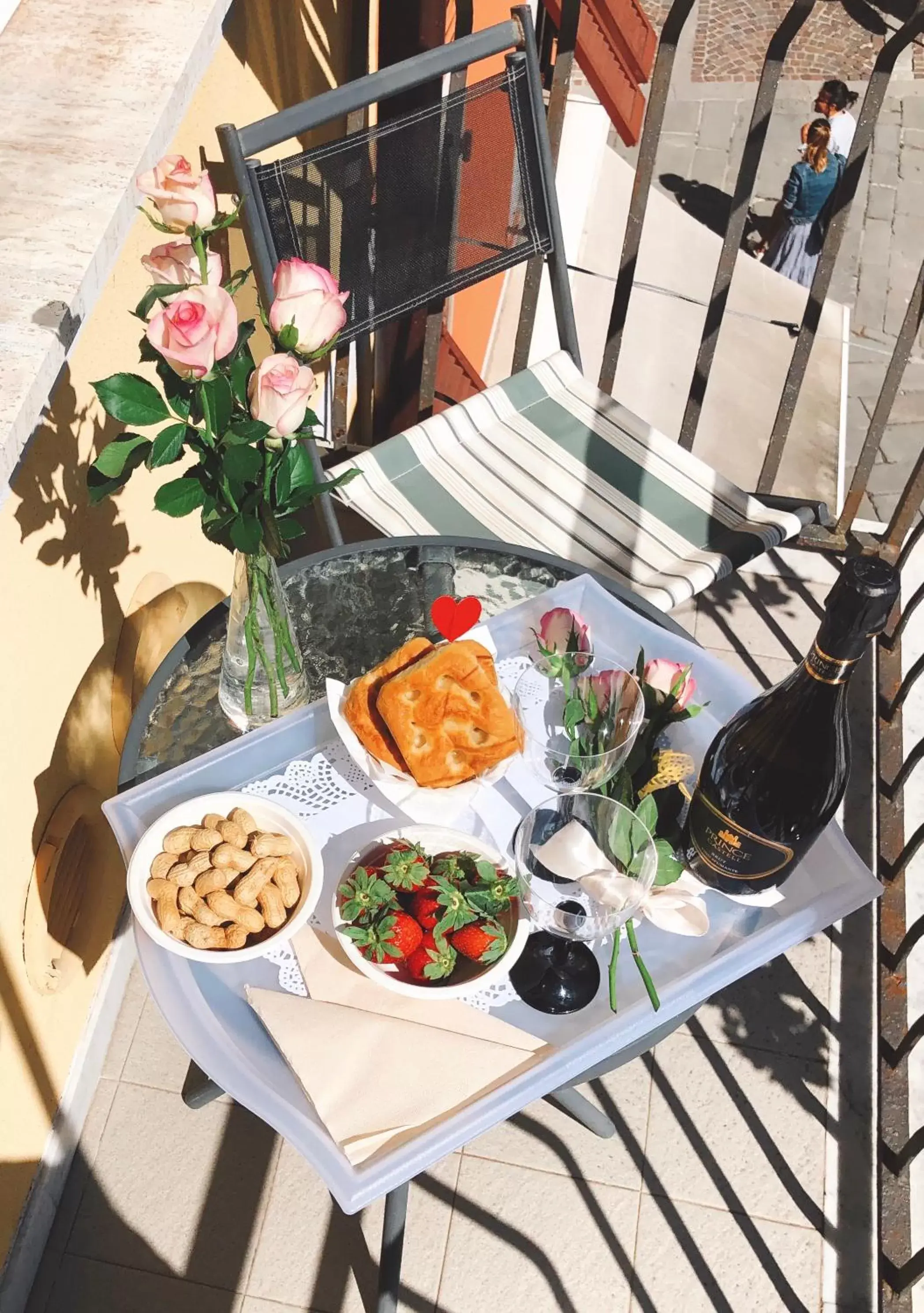 Balcony/Terrace in B&B in Piazzetta