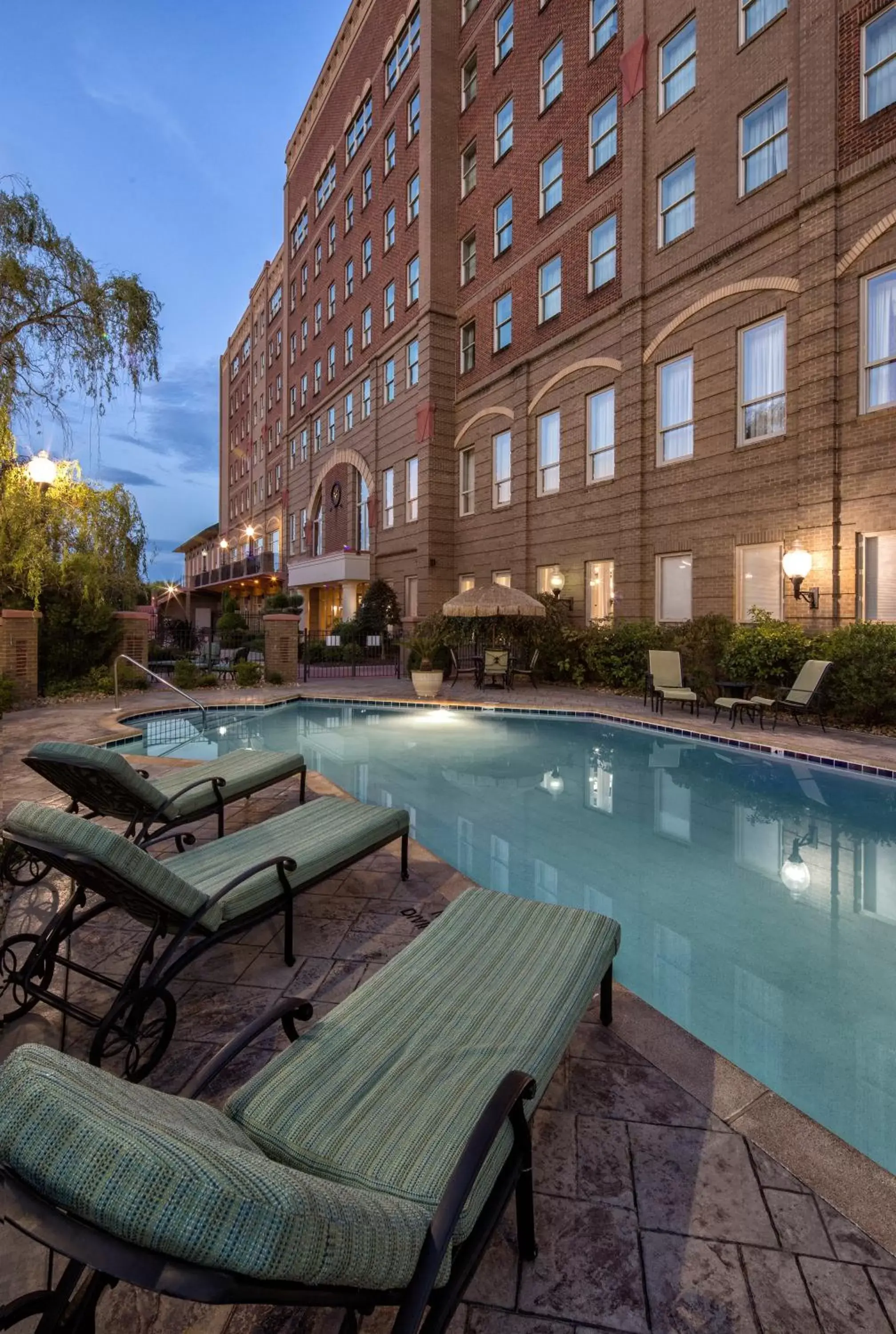 Patio, Property Building in Carnegie Hotel & Spa