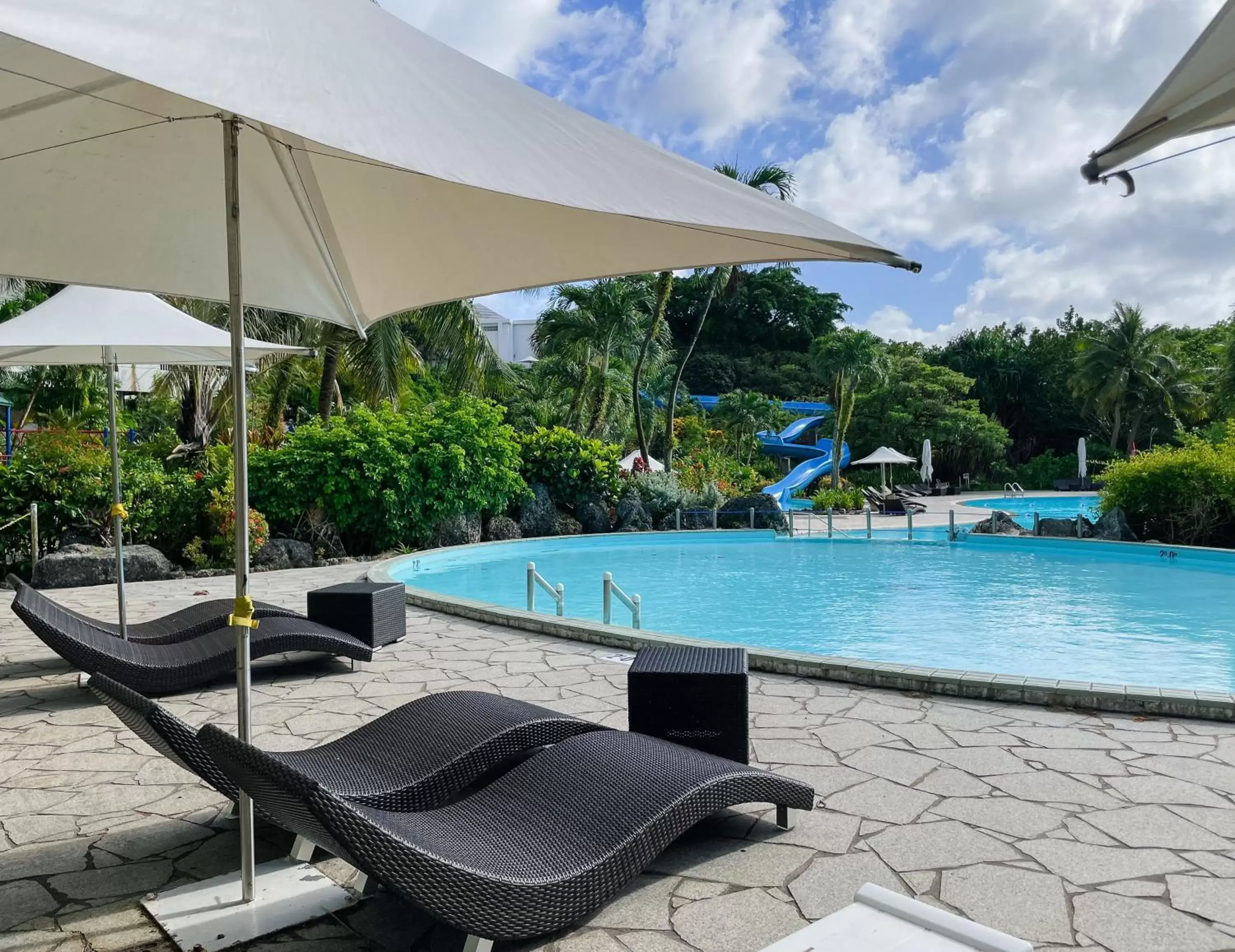 Children play ground, Swimming Pool in Hotel Nikko Guam
