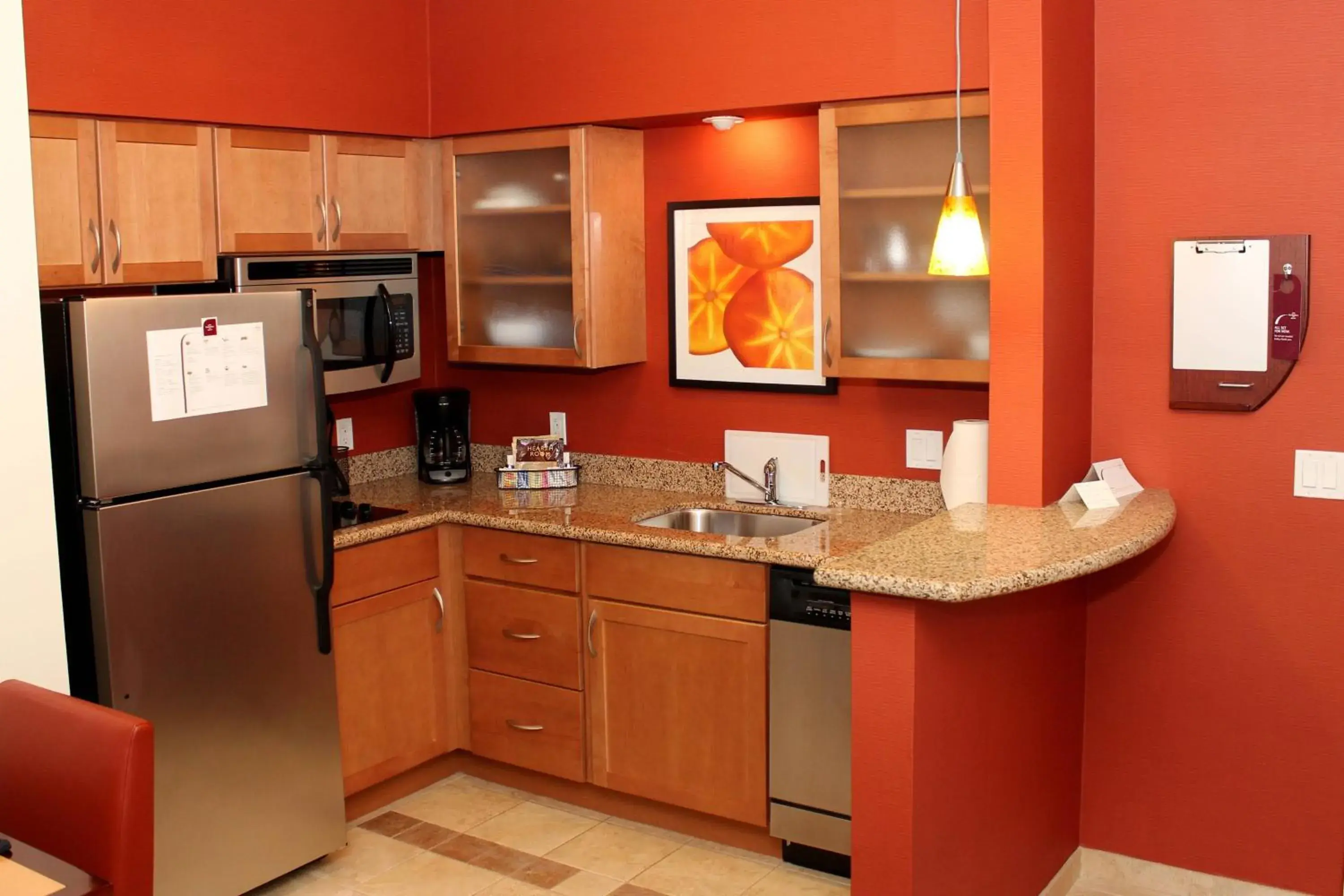 Kitchen or kitchenette, Bathroom in Residence Inn by Marriott Sebring