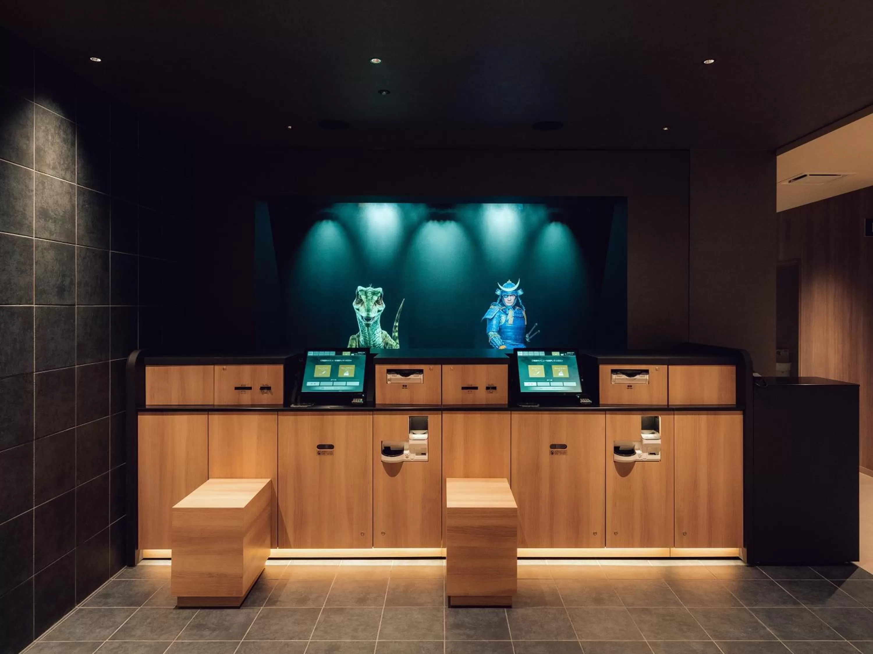 Lobby or reception in Henn na Hotel Premier Sendai Kokubuncho