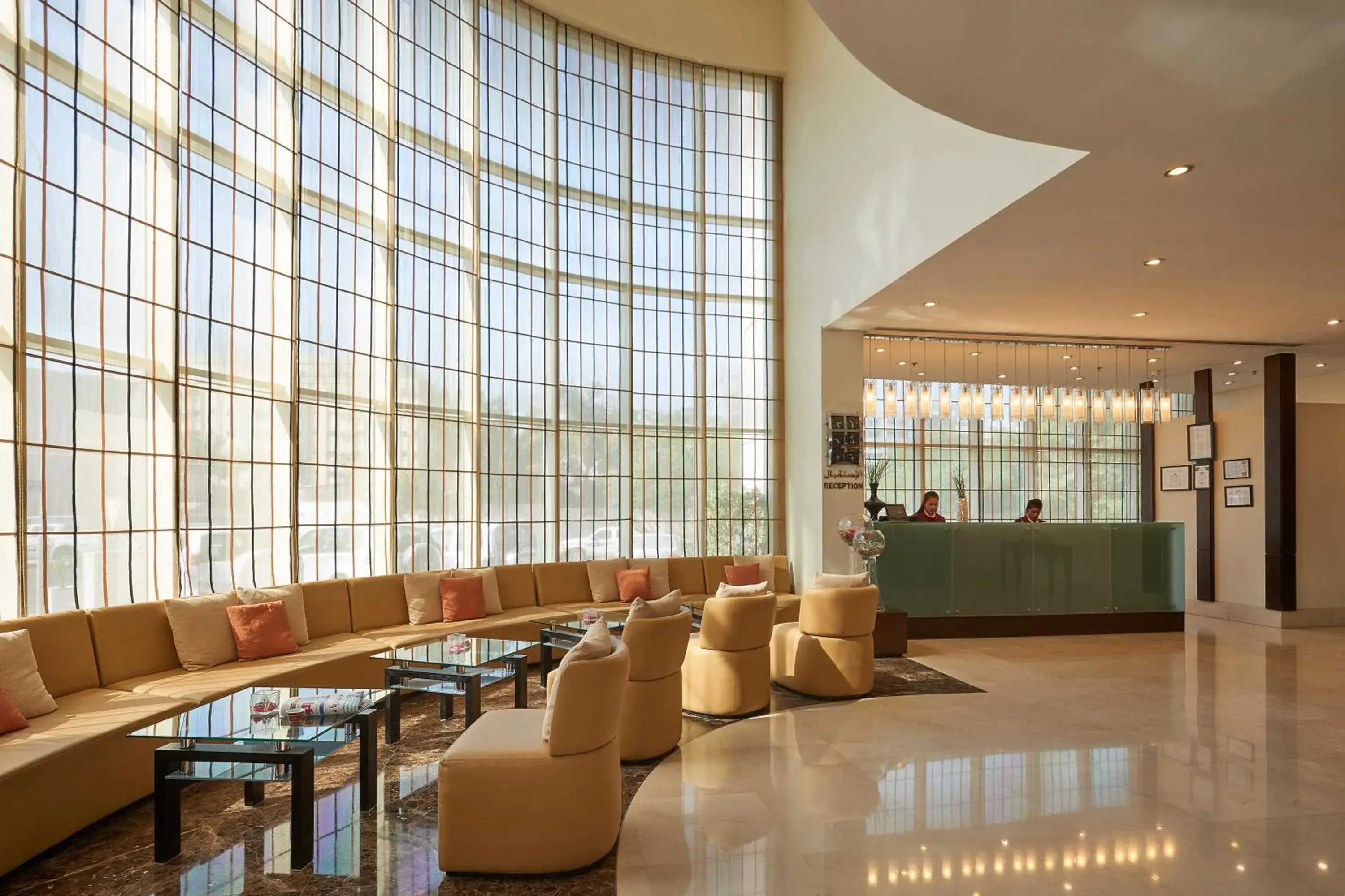 Lobby or reception, Lobby/Reception in Safir Hotel Doha