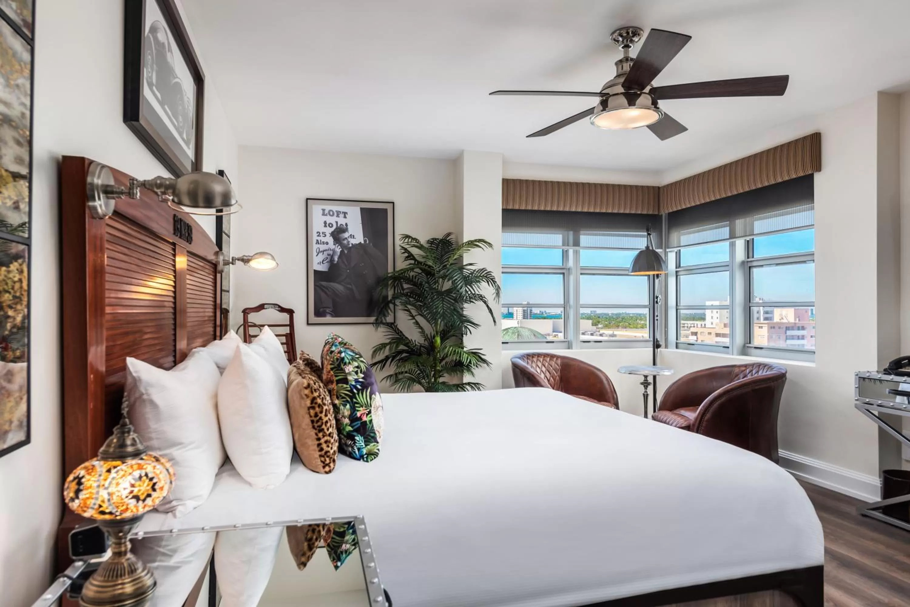 Decorative detail, Bed in National Hotel, An Adult Only Oceanfront Resort