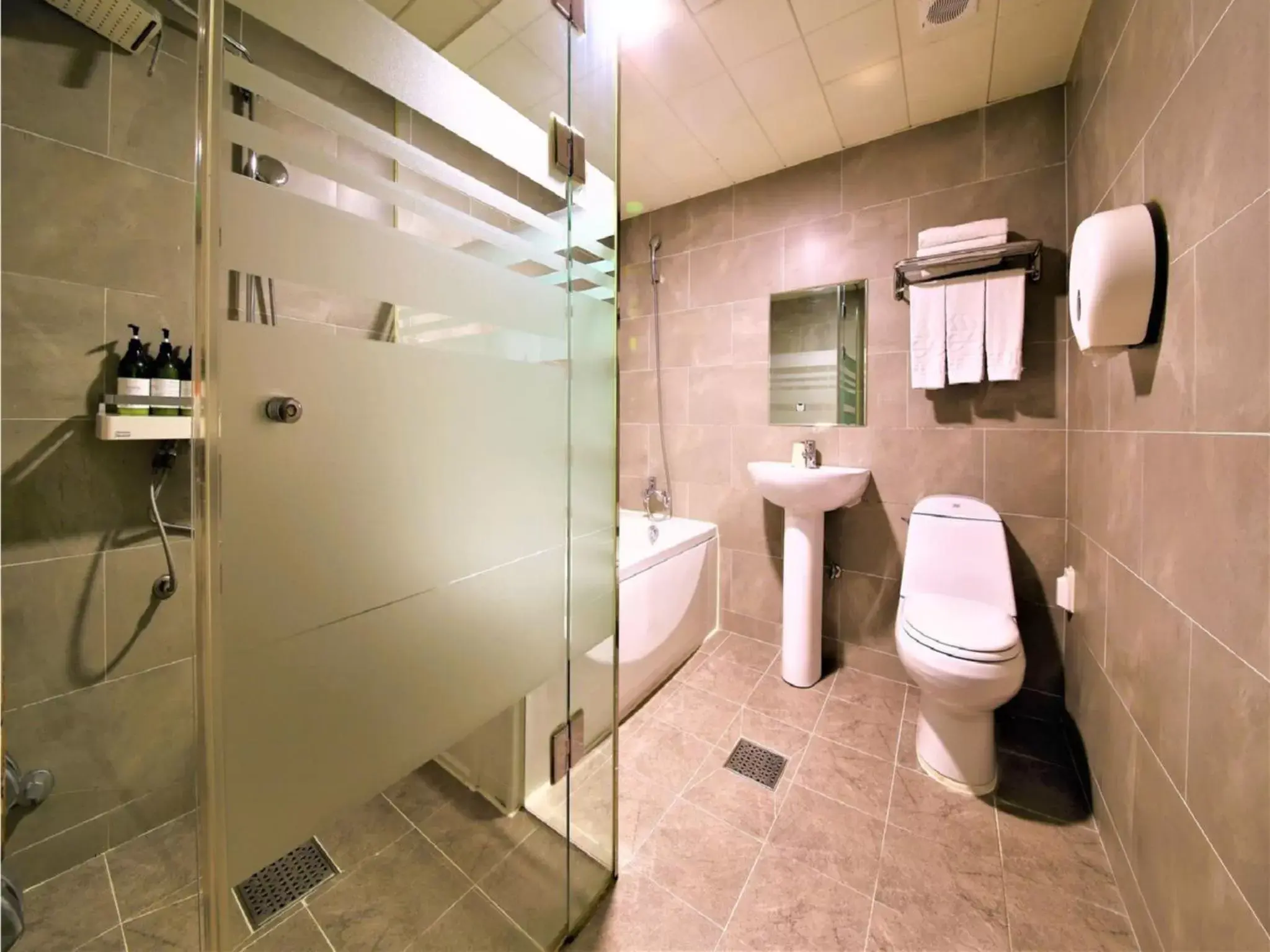Shower, Bathroom in Elysee Hotel