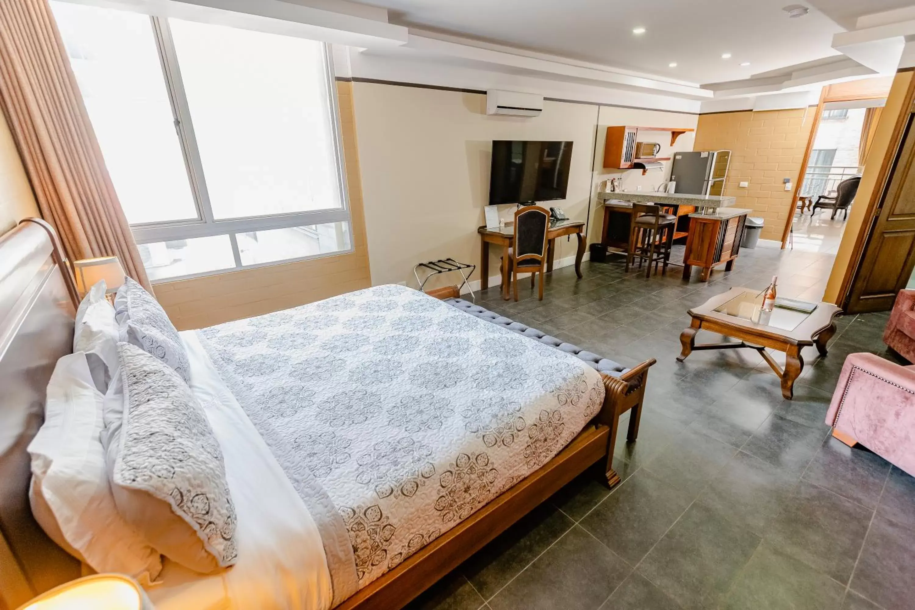 Bedroom in Hotel Du Parc