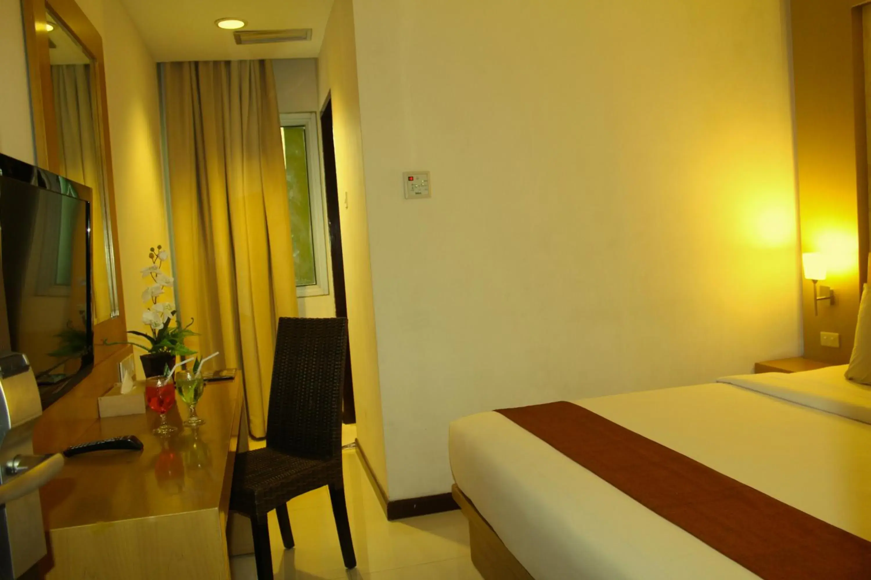 Bed in Drego Hotel Pekanbaru