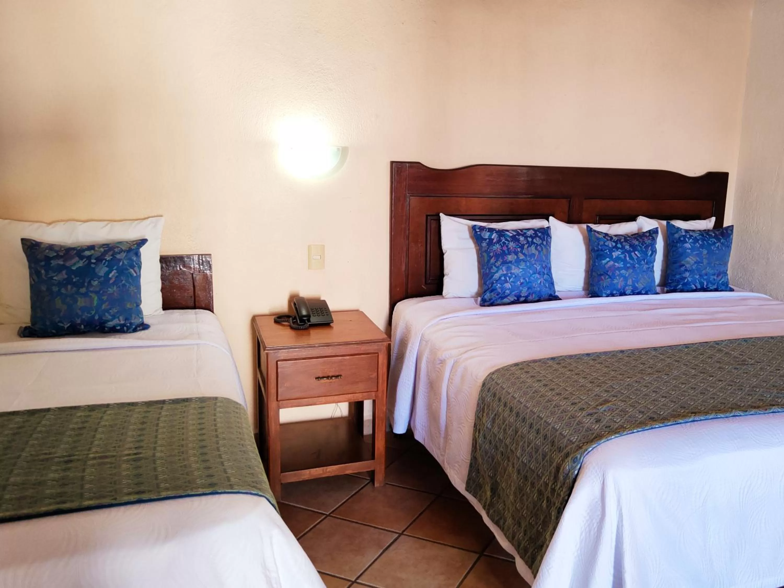 Bed in Hotel El Pescador