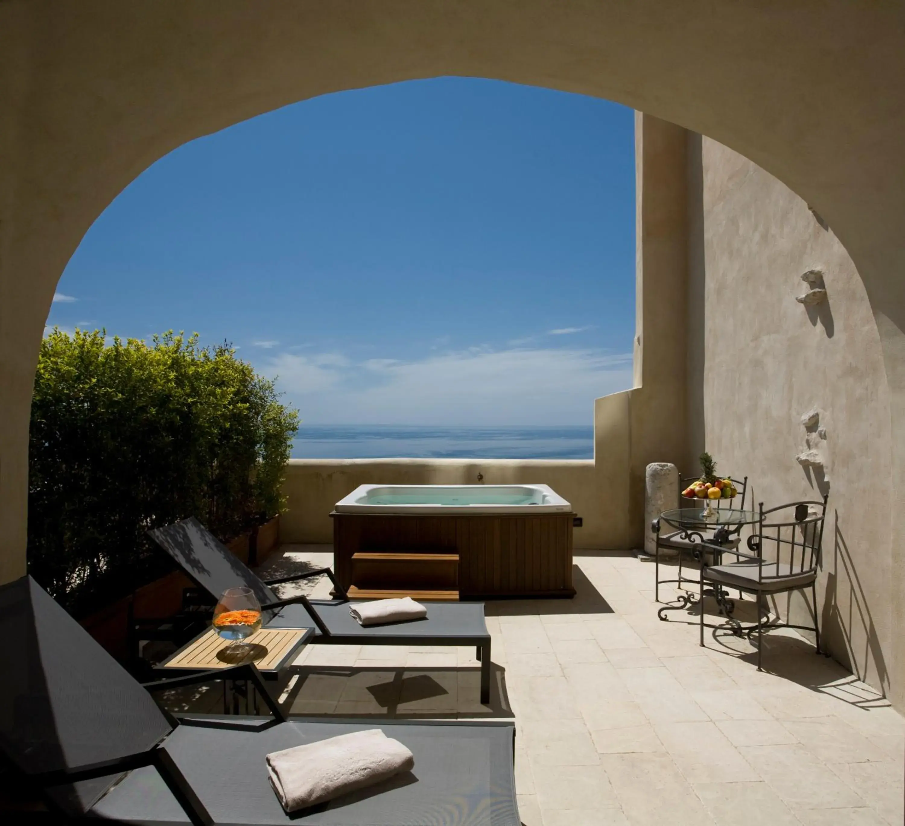 Balcony/Terrace in Hotel Metropole Taormina