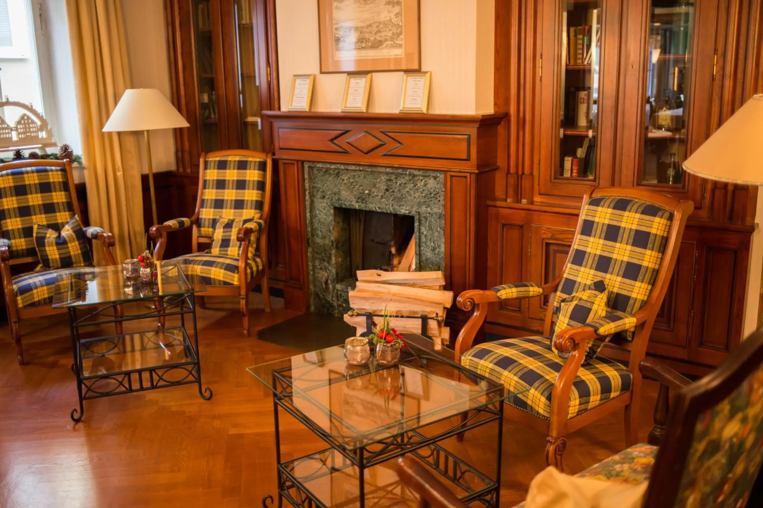 Communal lounge/ TV room, Seating Area in Romantik Hotel Greifen-Post