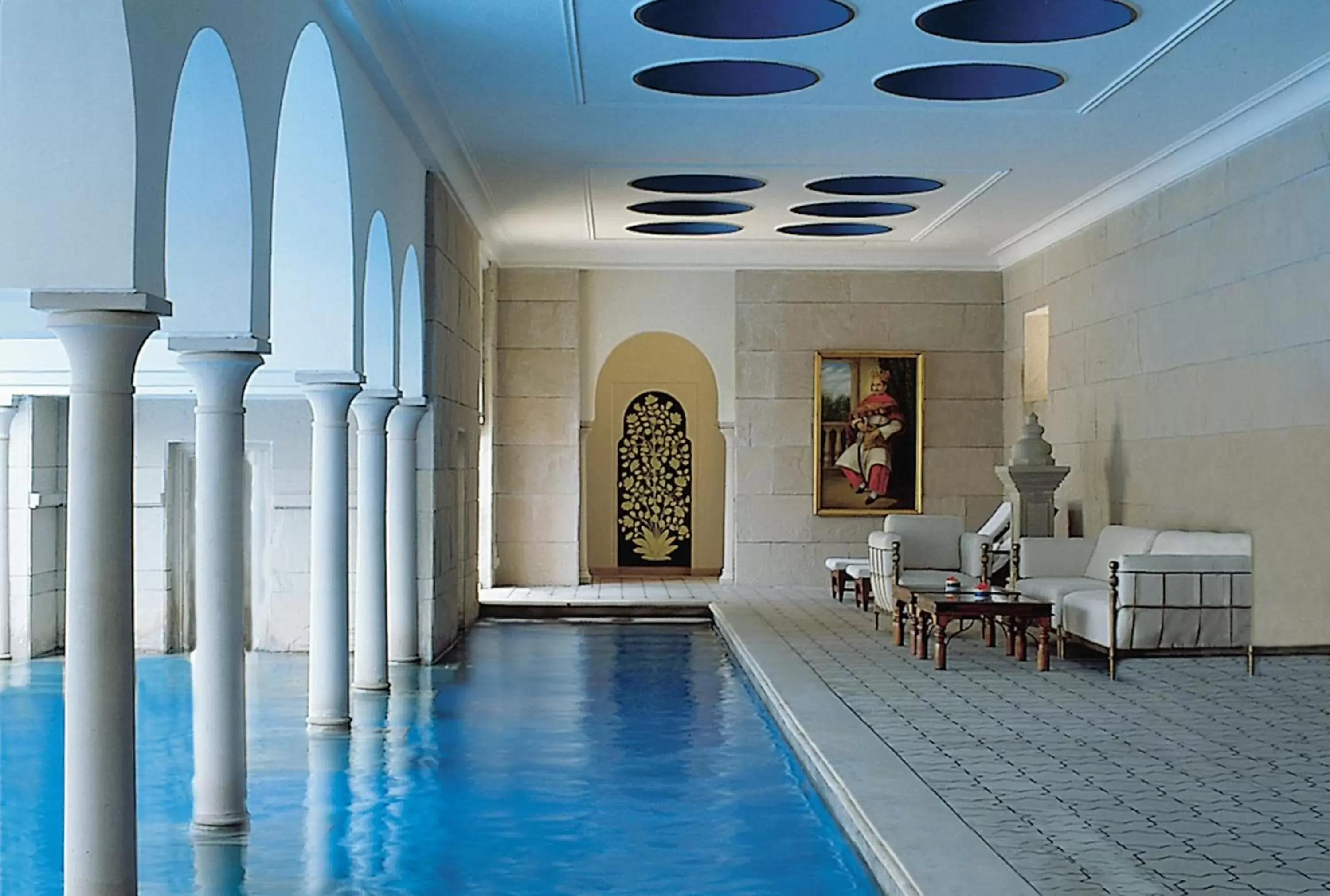 Swimming pool in The Oberoi Amarvilas Agra Swimming pool in The Oberoi Amarvilas Agra
