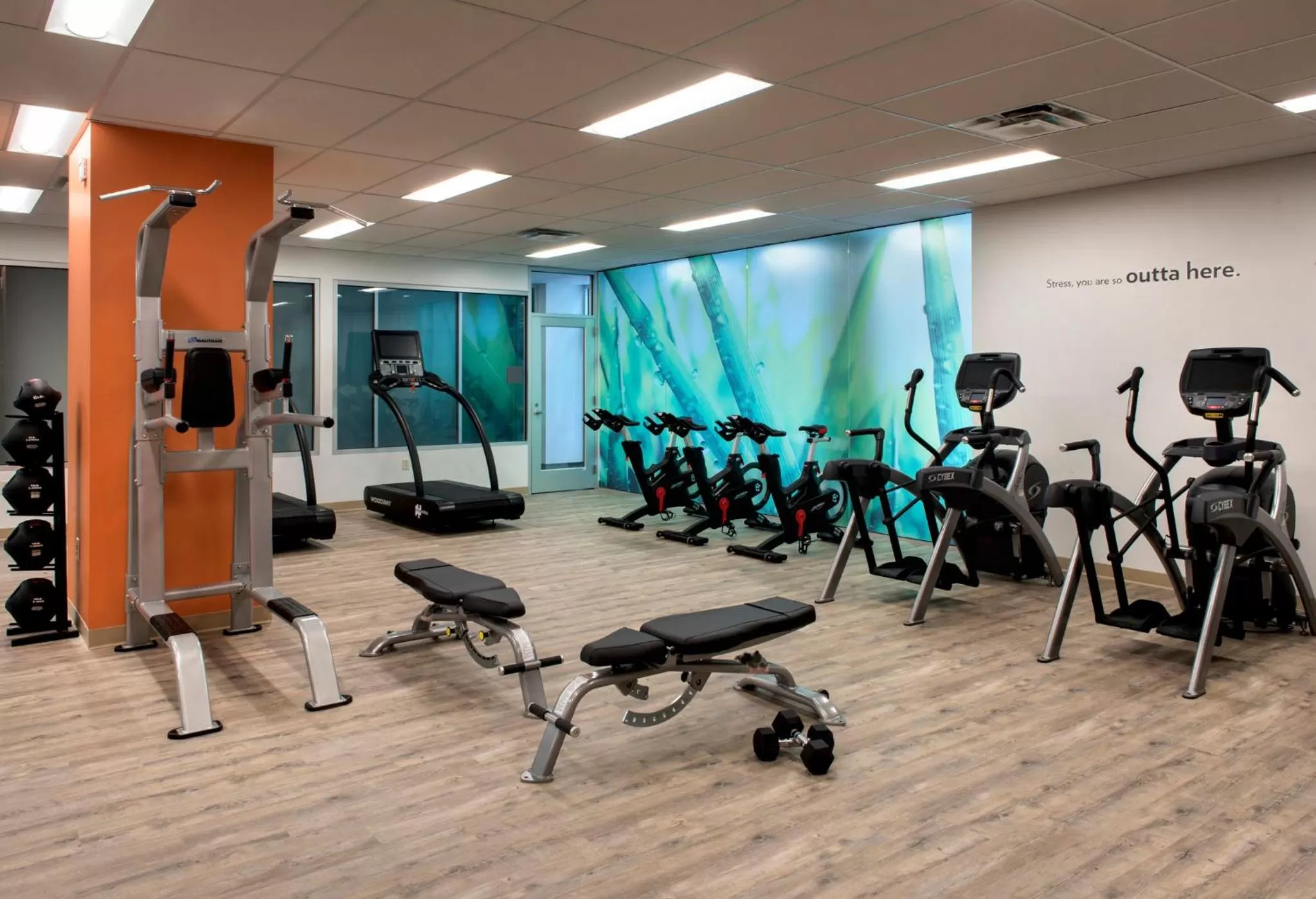 Fitness centre/facilities in EVEN Hotel Manchester Airport by IHG
