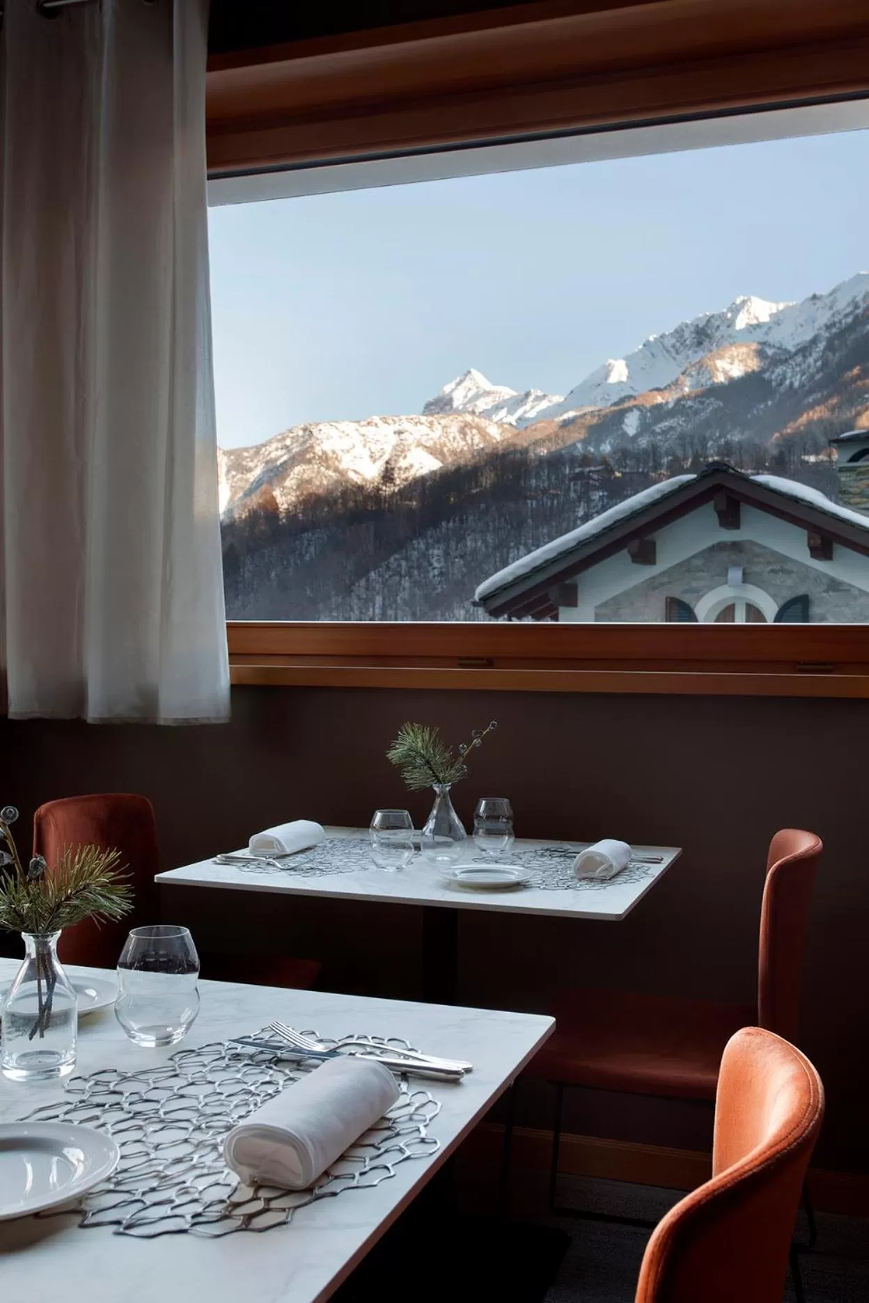 Mountain view in Hotel Tremoggia