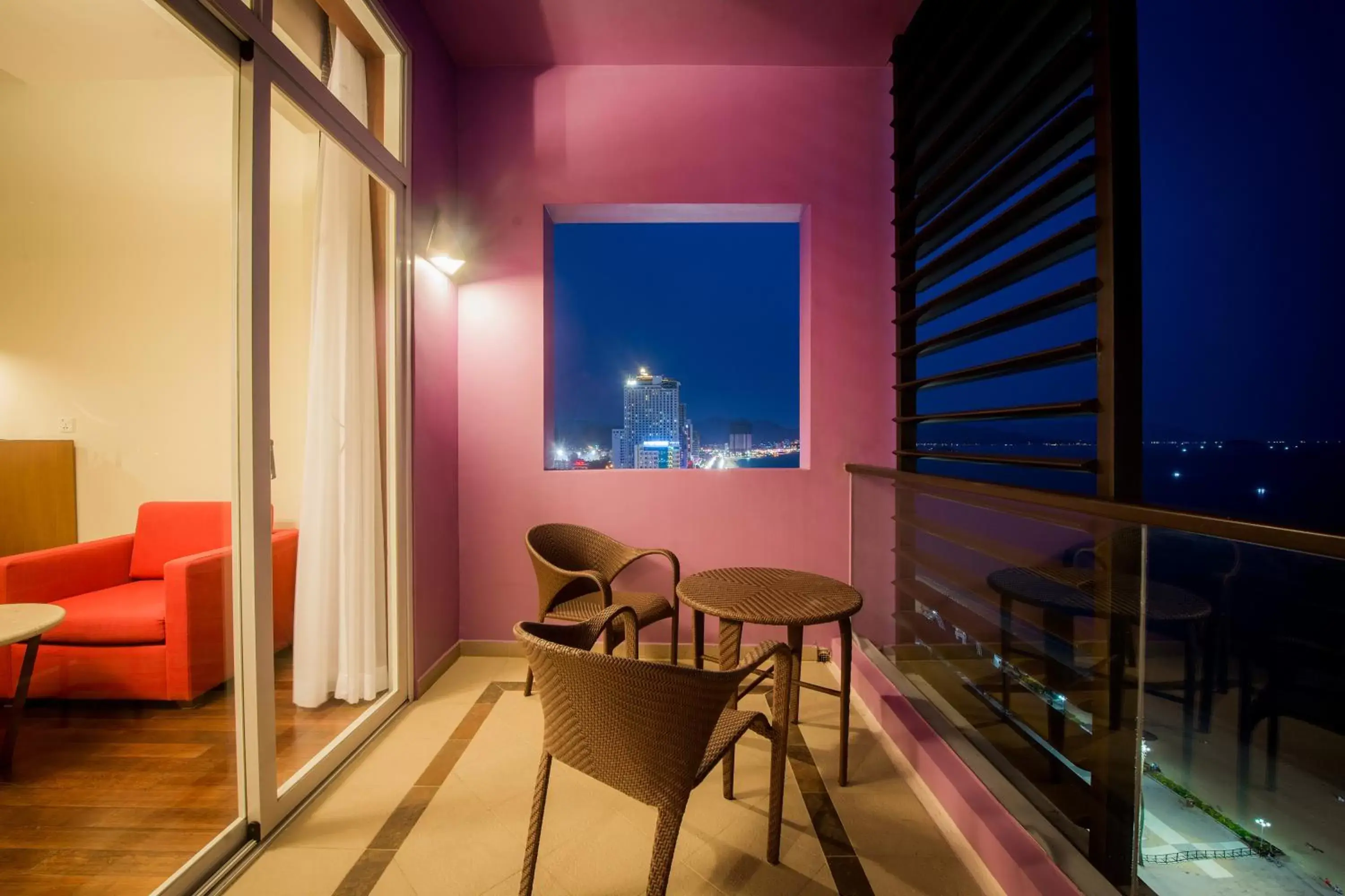 Balcony/Terrace, Seating Area in Hotel Novotel Nha Trang