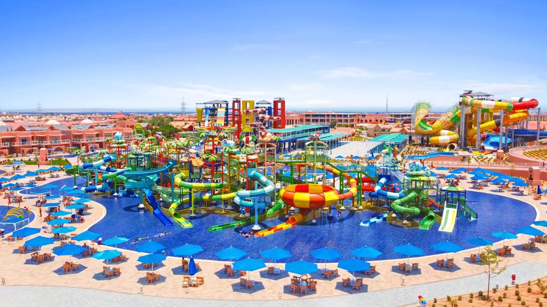 Aqua park in Neverland City Hurghada - Pickalbatros