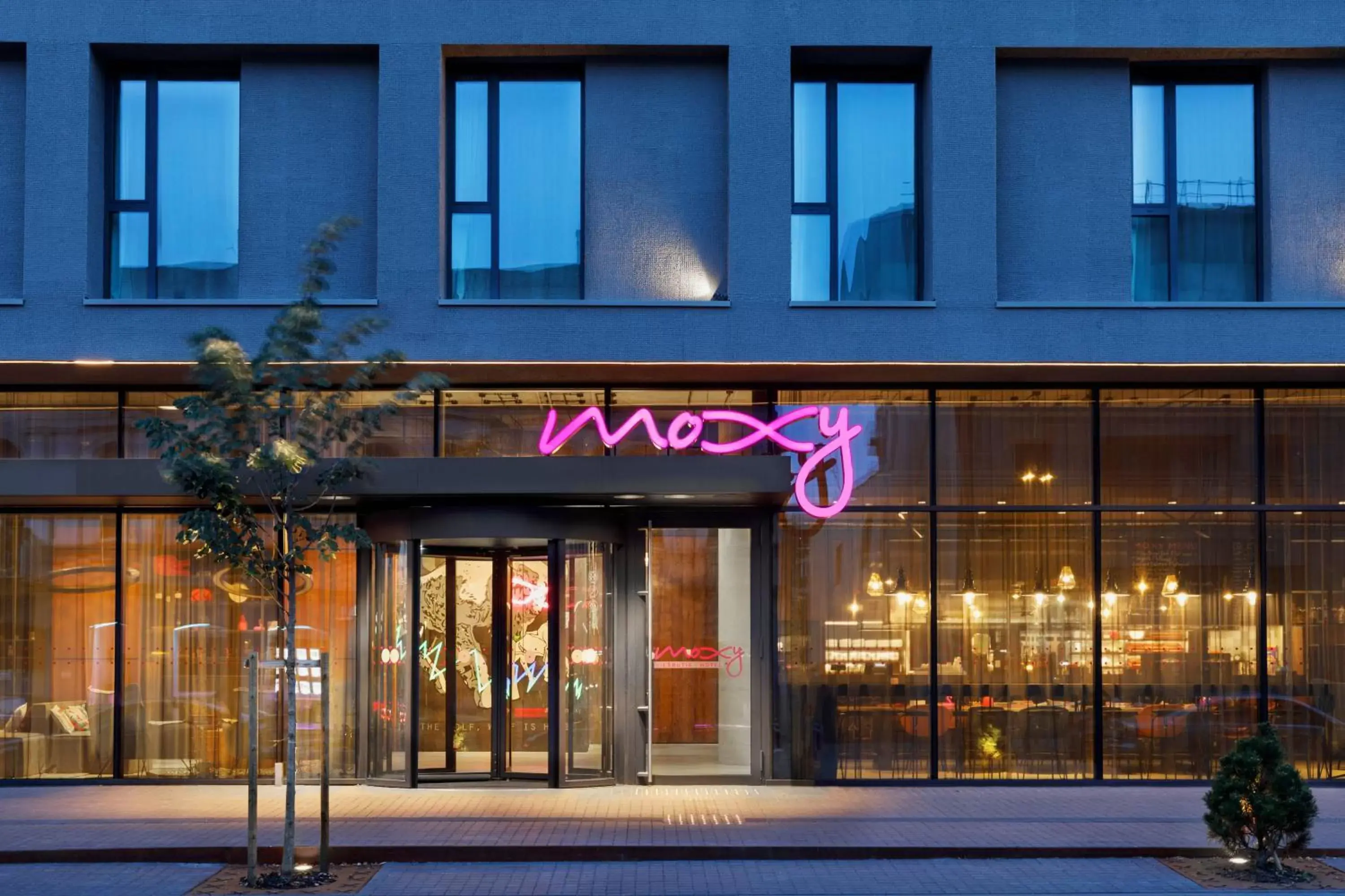 Property building in Moxy Kaunas Center