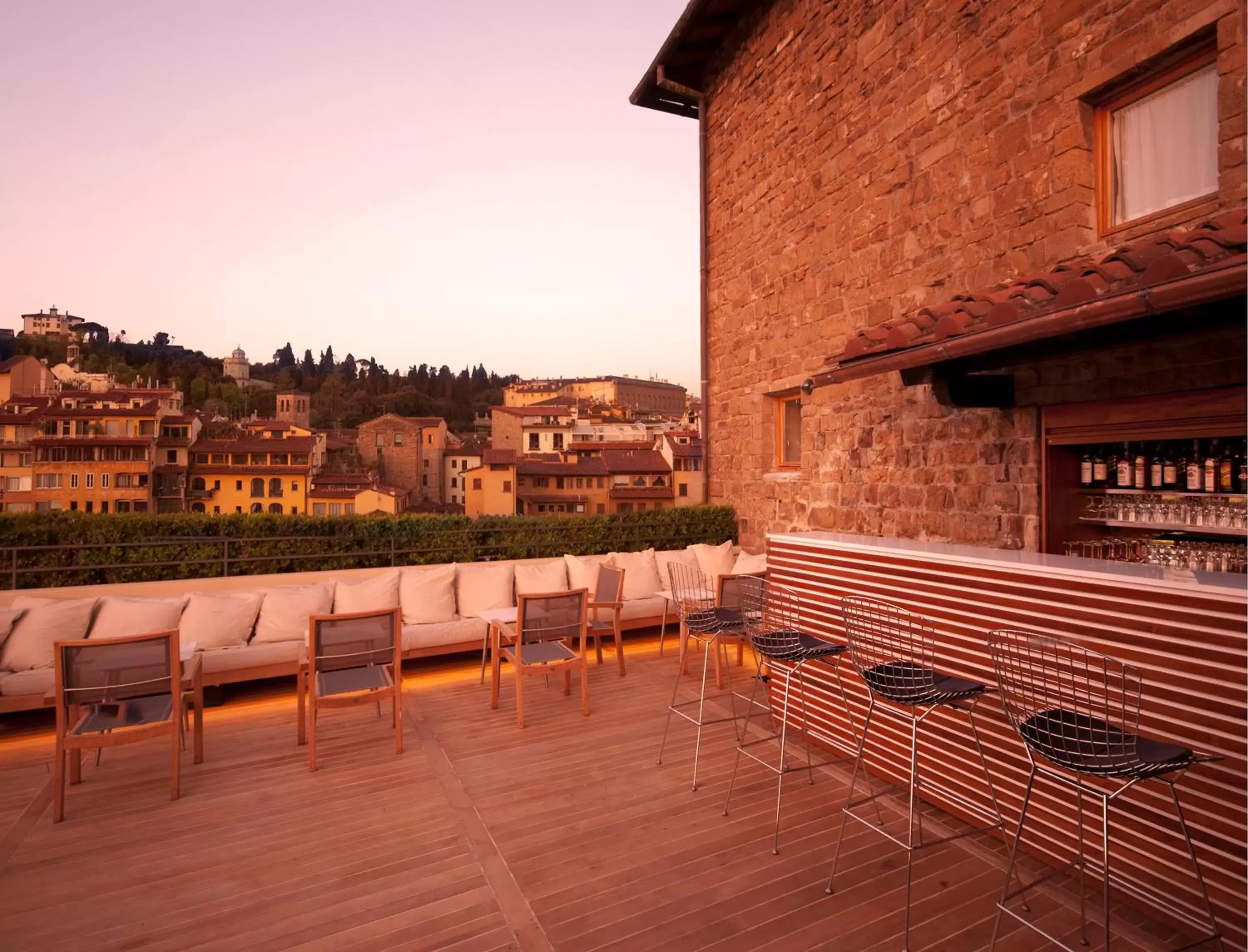 Balcony/Terrace in Hotel Continentale - Lungarno Collection