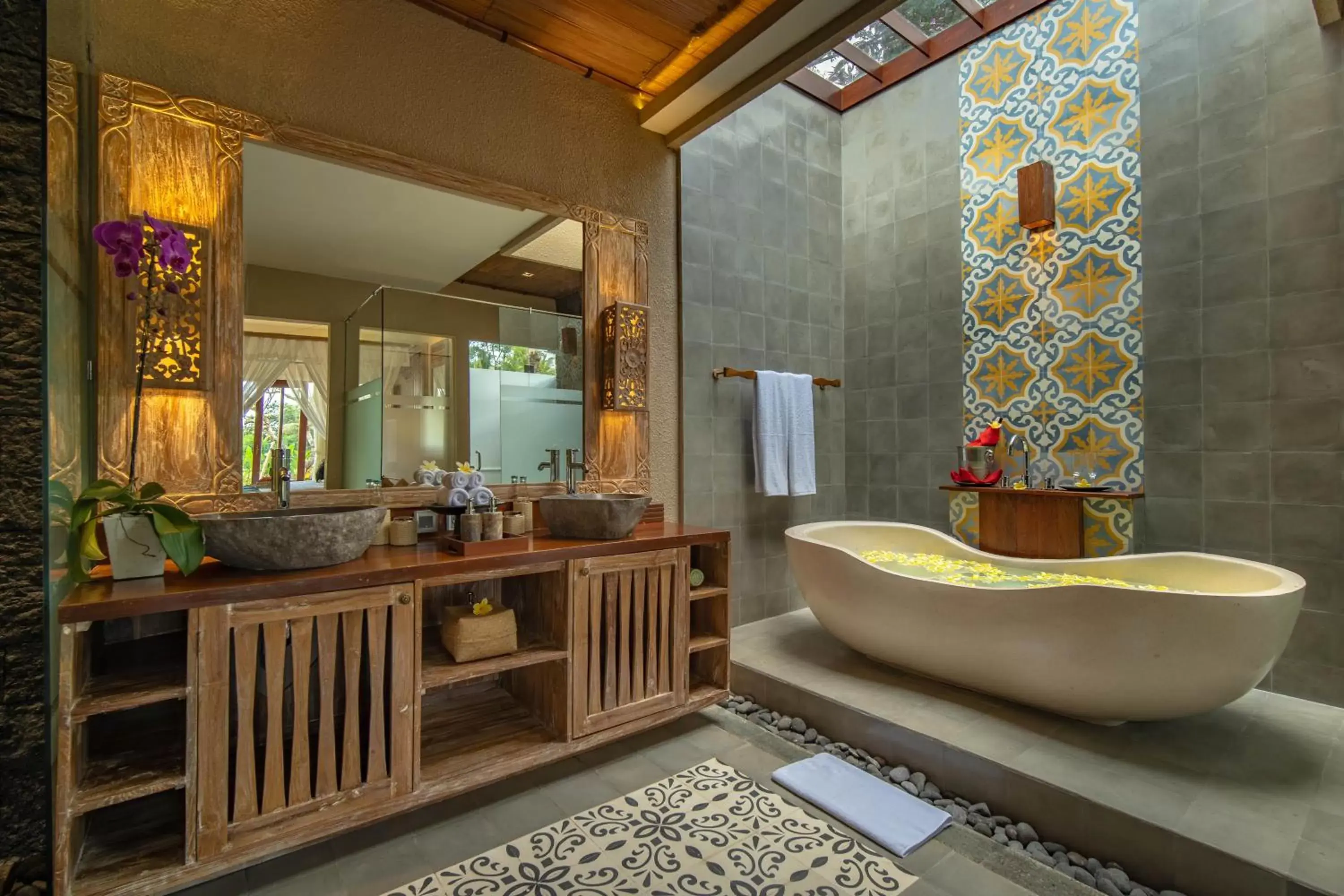 Bathroom in Bliss Ubud Spa Resort