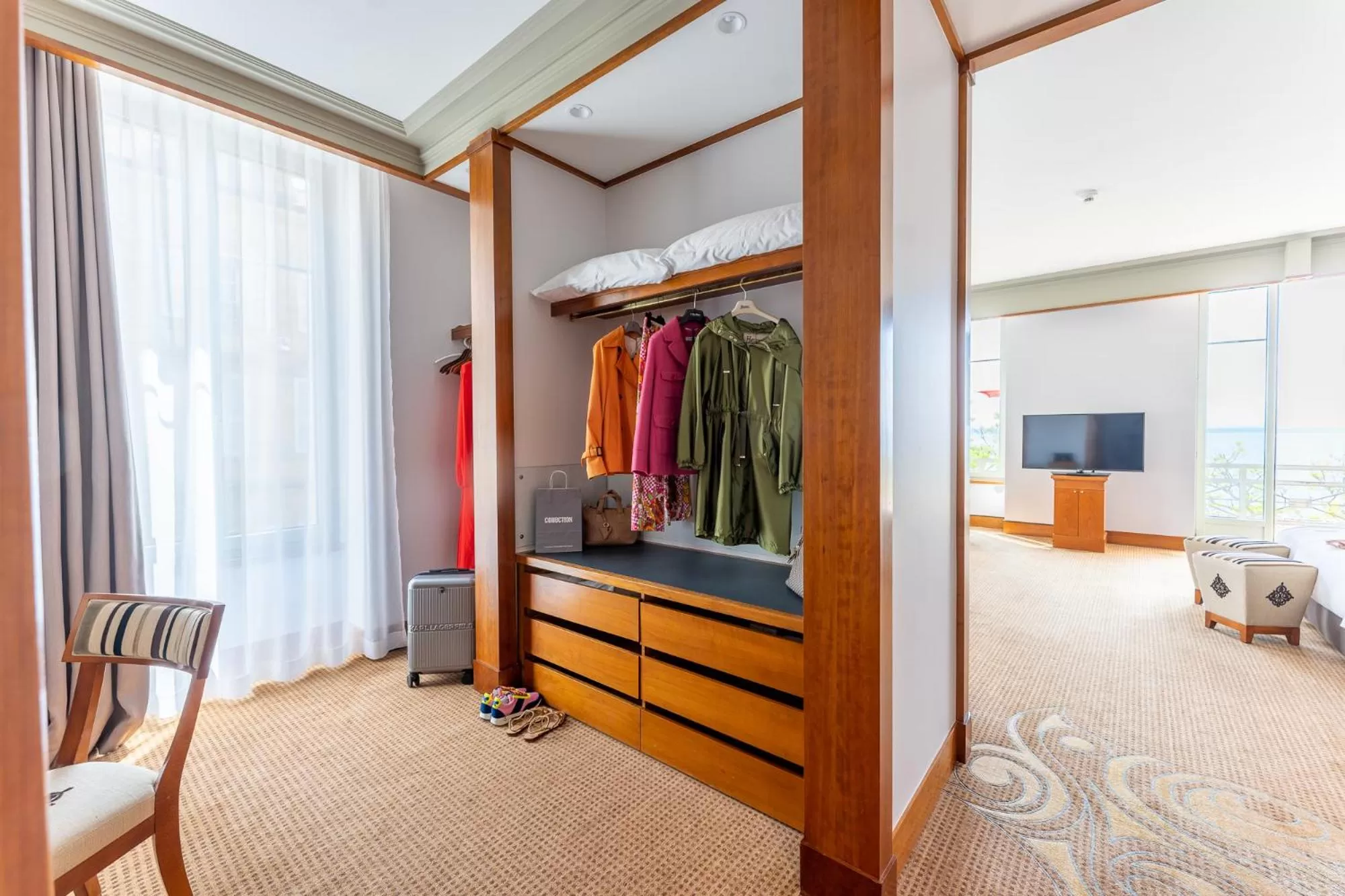 wardrobe in Beau Rivage Hotel