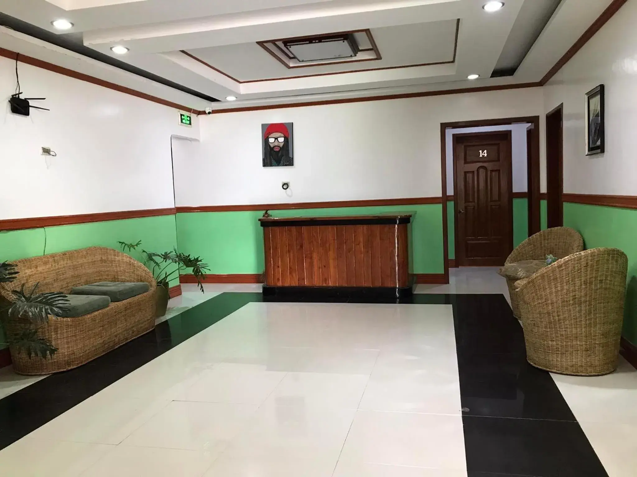 Floor plan, Lobby/Reception in Garnet Hotel