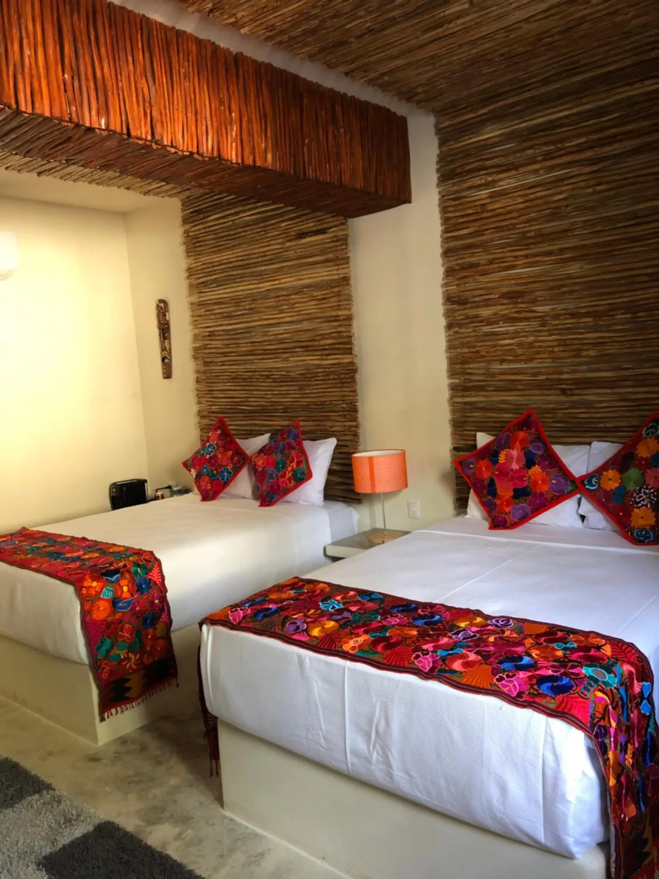 Bed in Tierra maya Hotel & Sanctuary