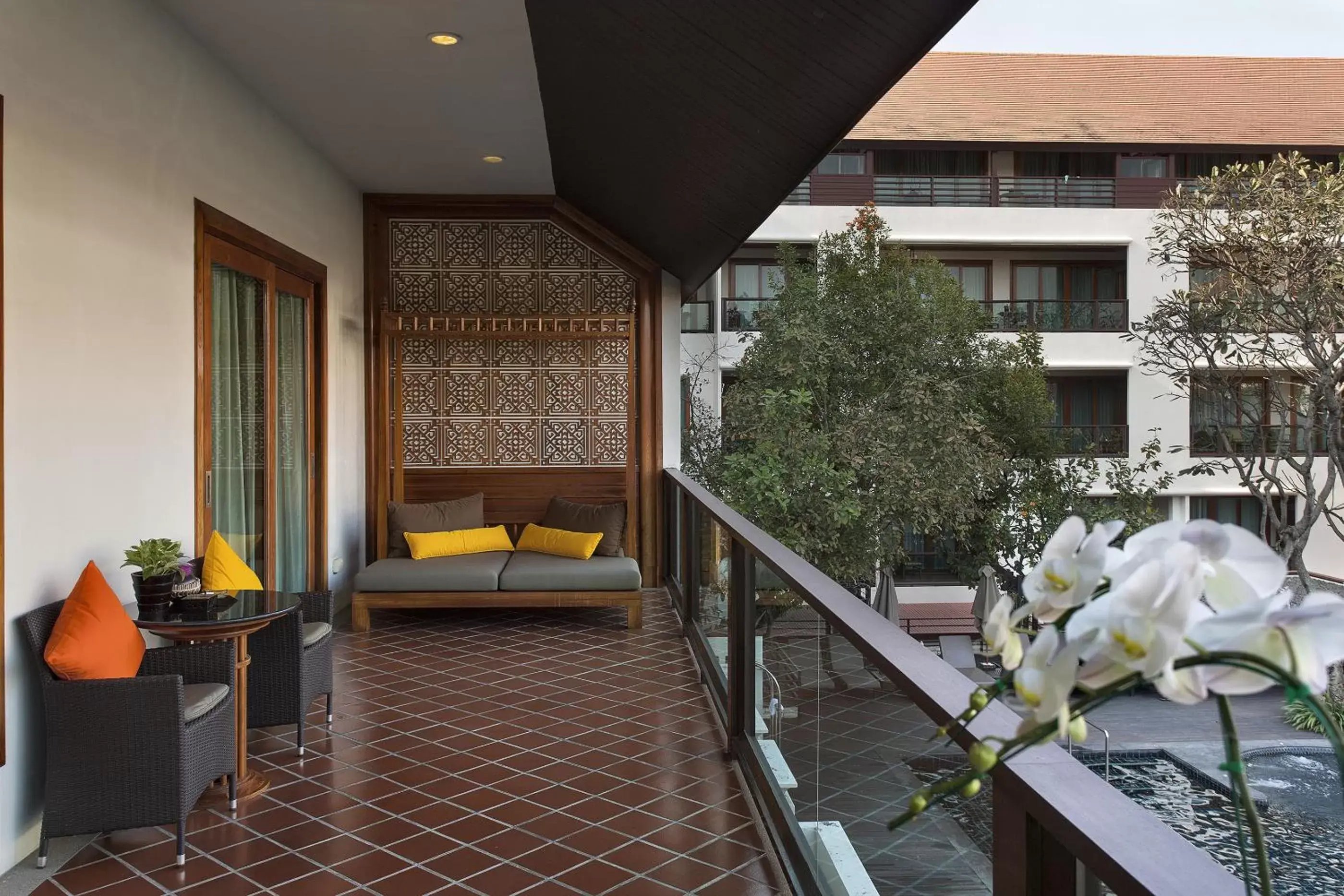 Balcony/Terrace in RatiLanna Riverside Spa Resort