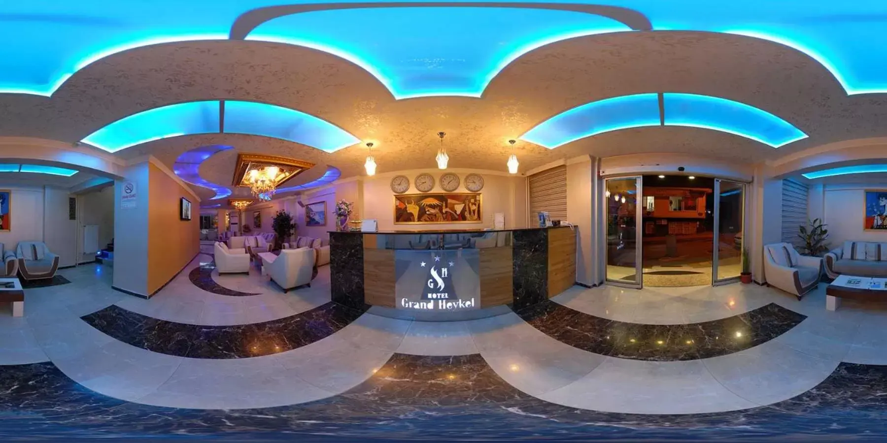 Lobby or reception, Lounge/Bar in Hotel Grand Heykel