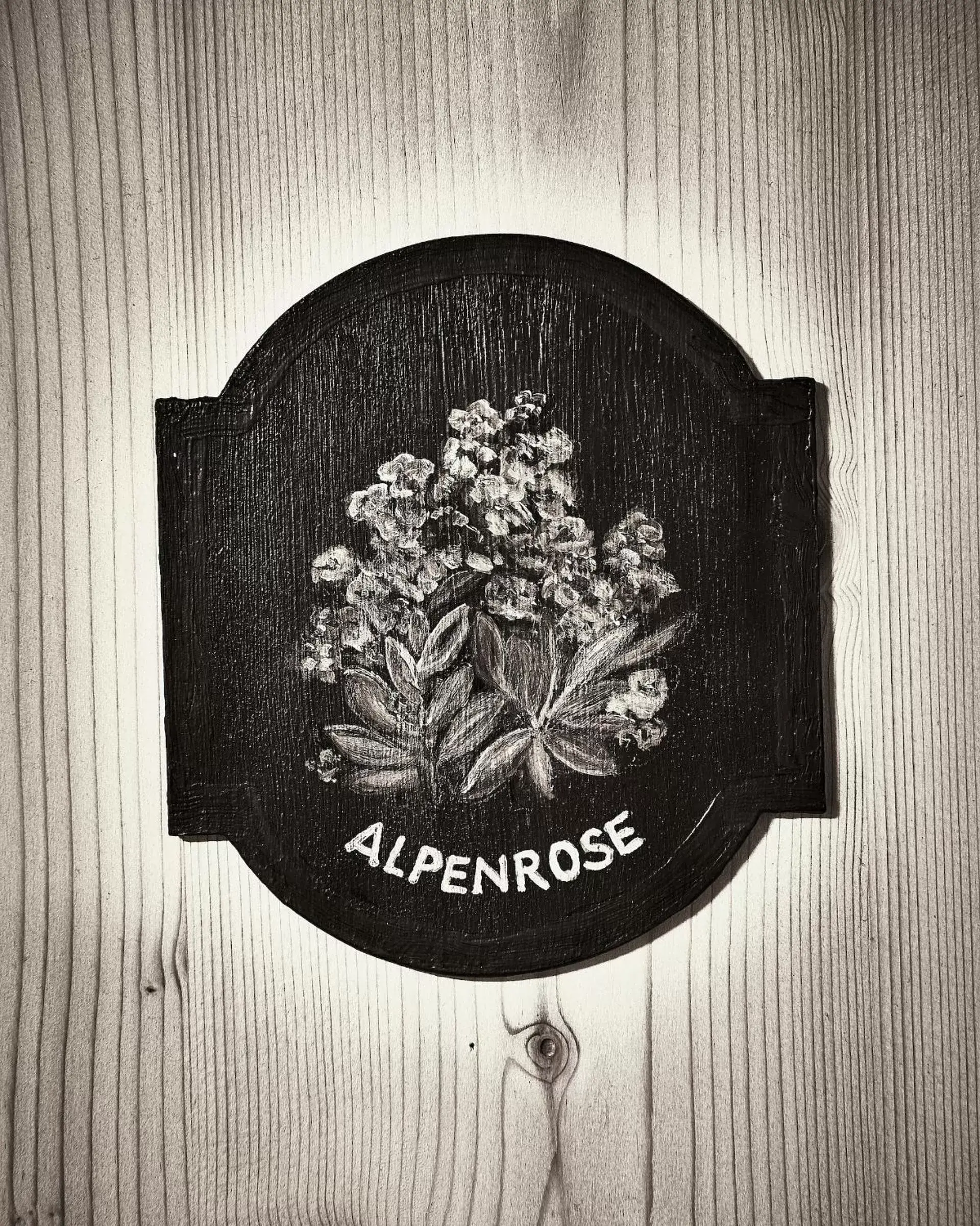 Decorative detail, Property Logo/Sign in Berghaus Alpenrösli