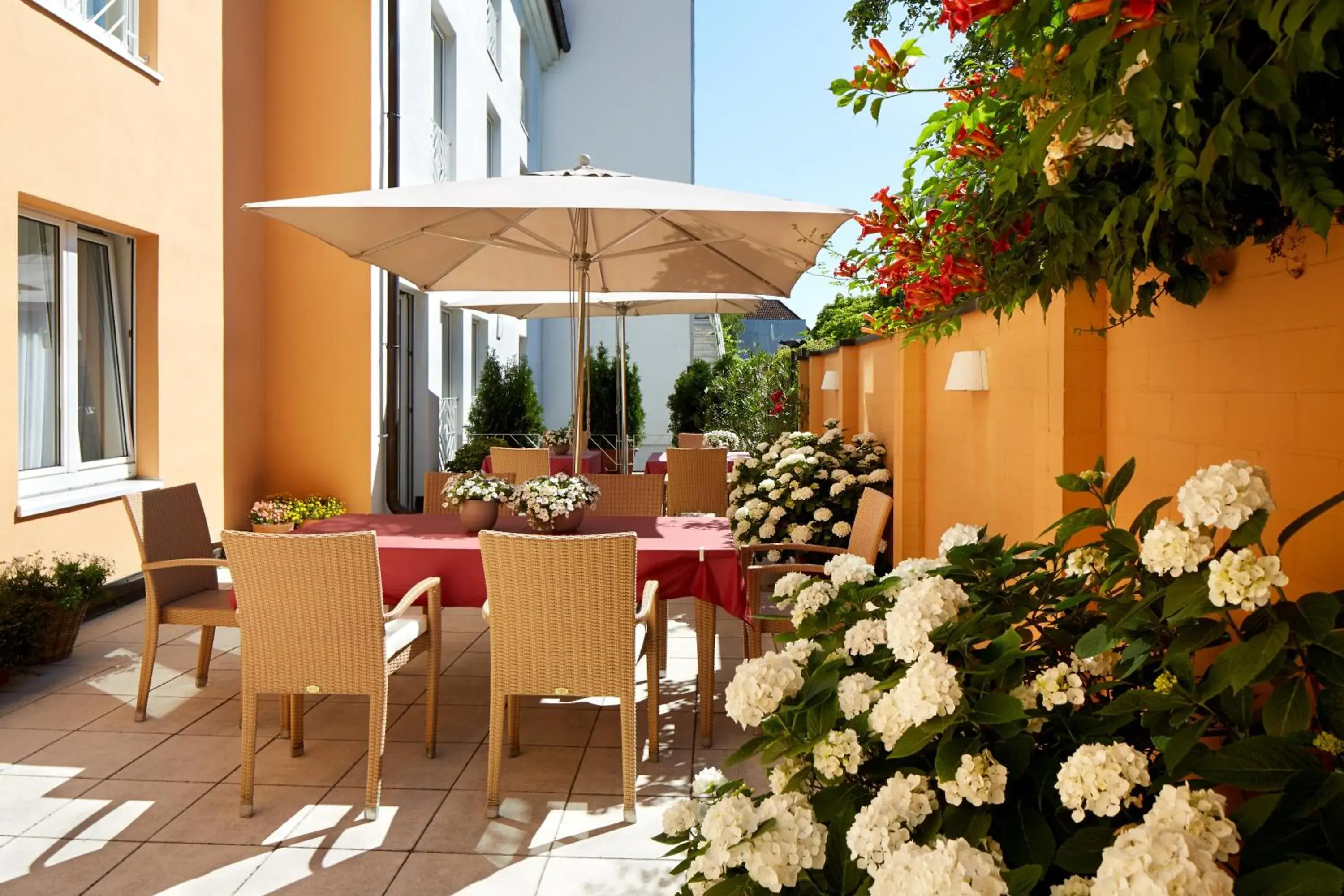 Patio in Best Western Hotel Lippstadt