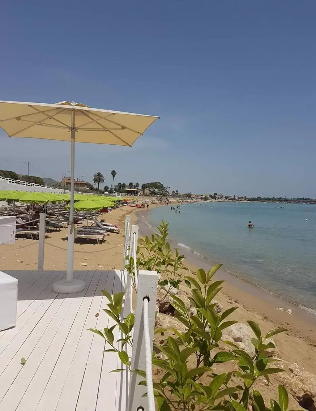 Beach in La Rosa dei venti