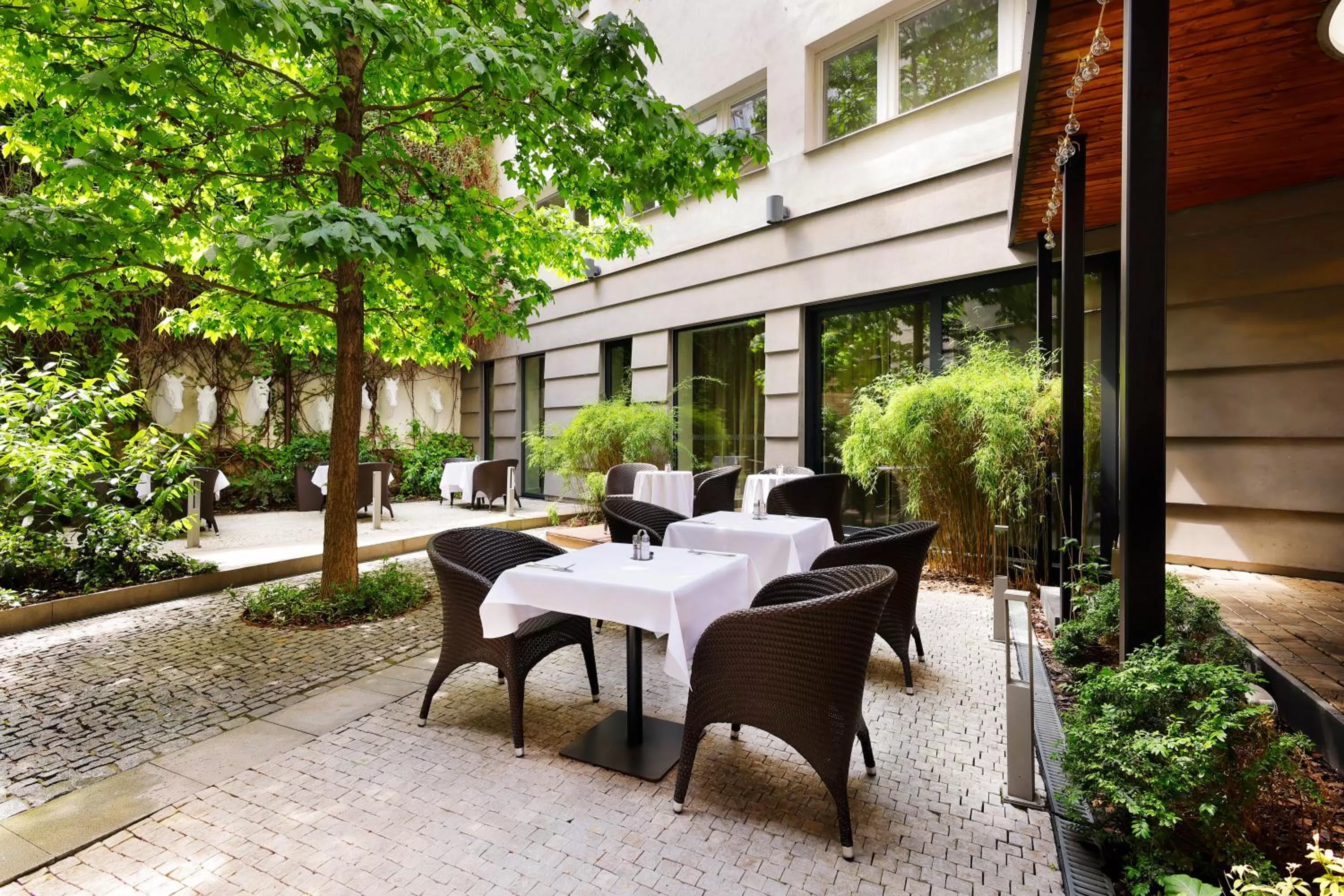 Restaurant/places to eat in Hotel Prokop Square