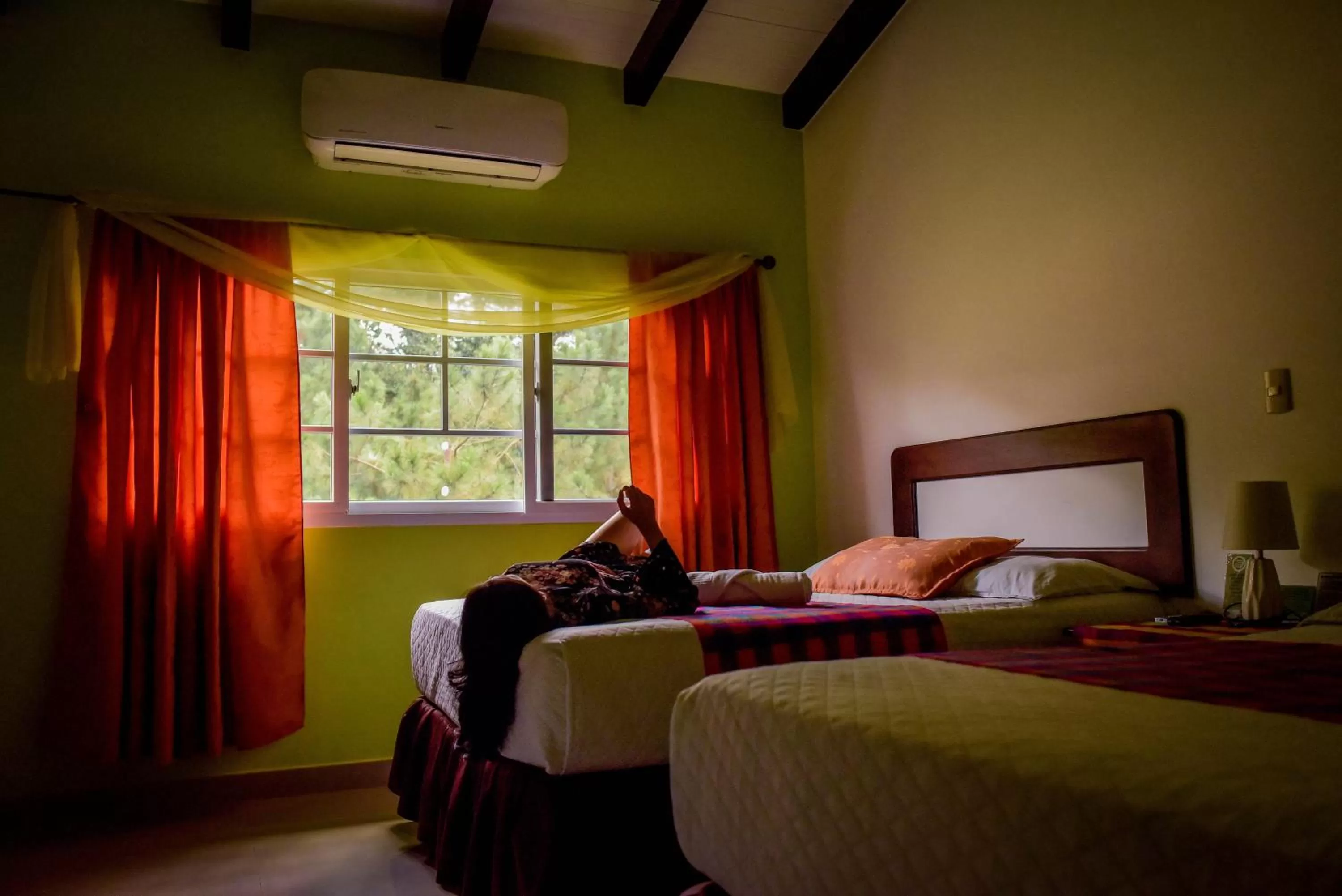 Bedroom, Bed in Hotel de Campo Villa de Ada