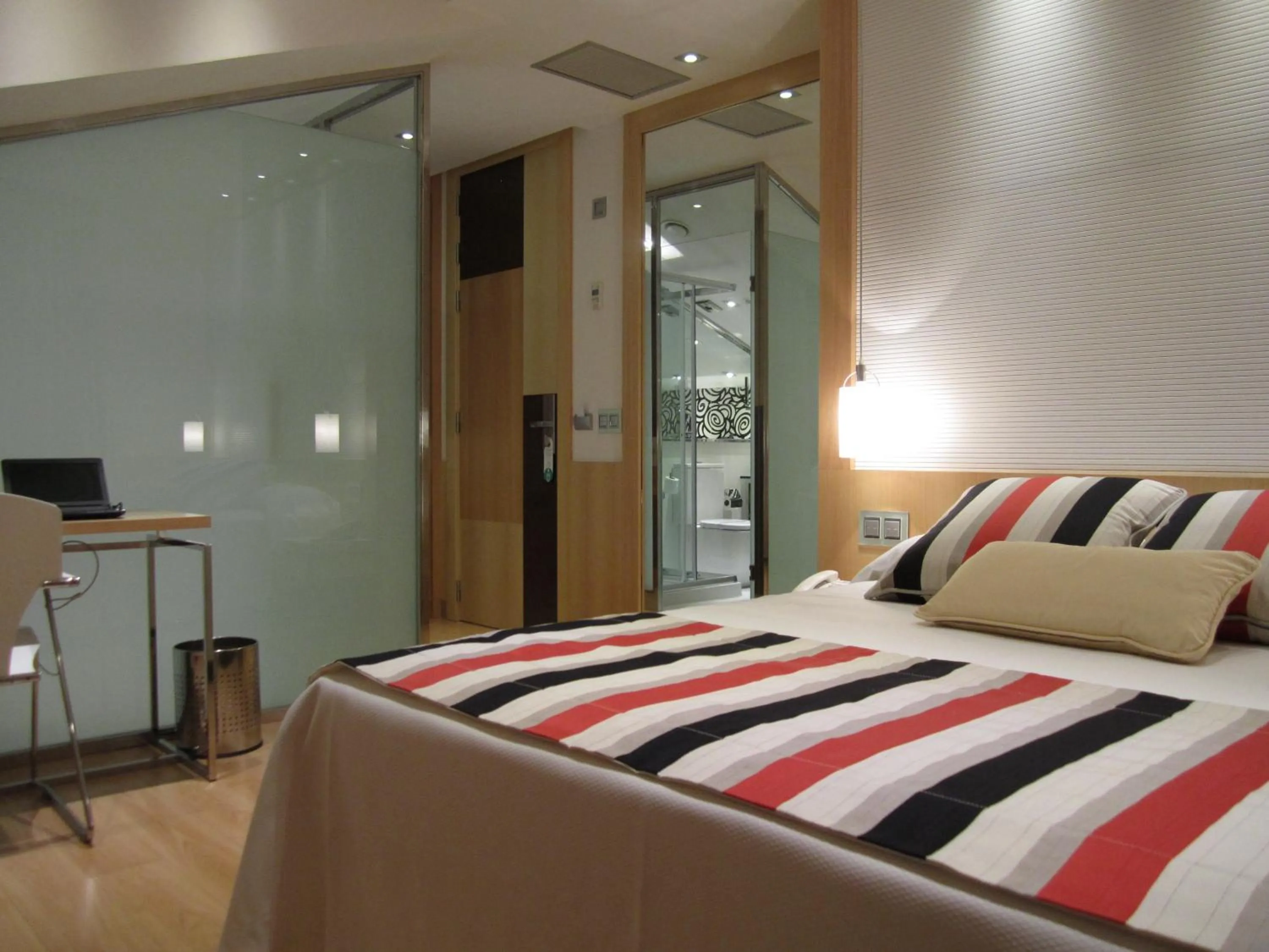 Bed in Hotel Vía Gótica