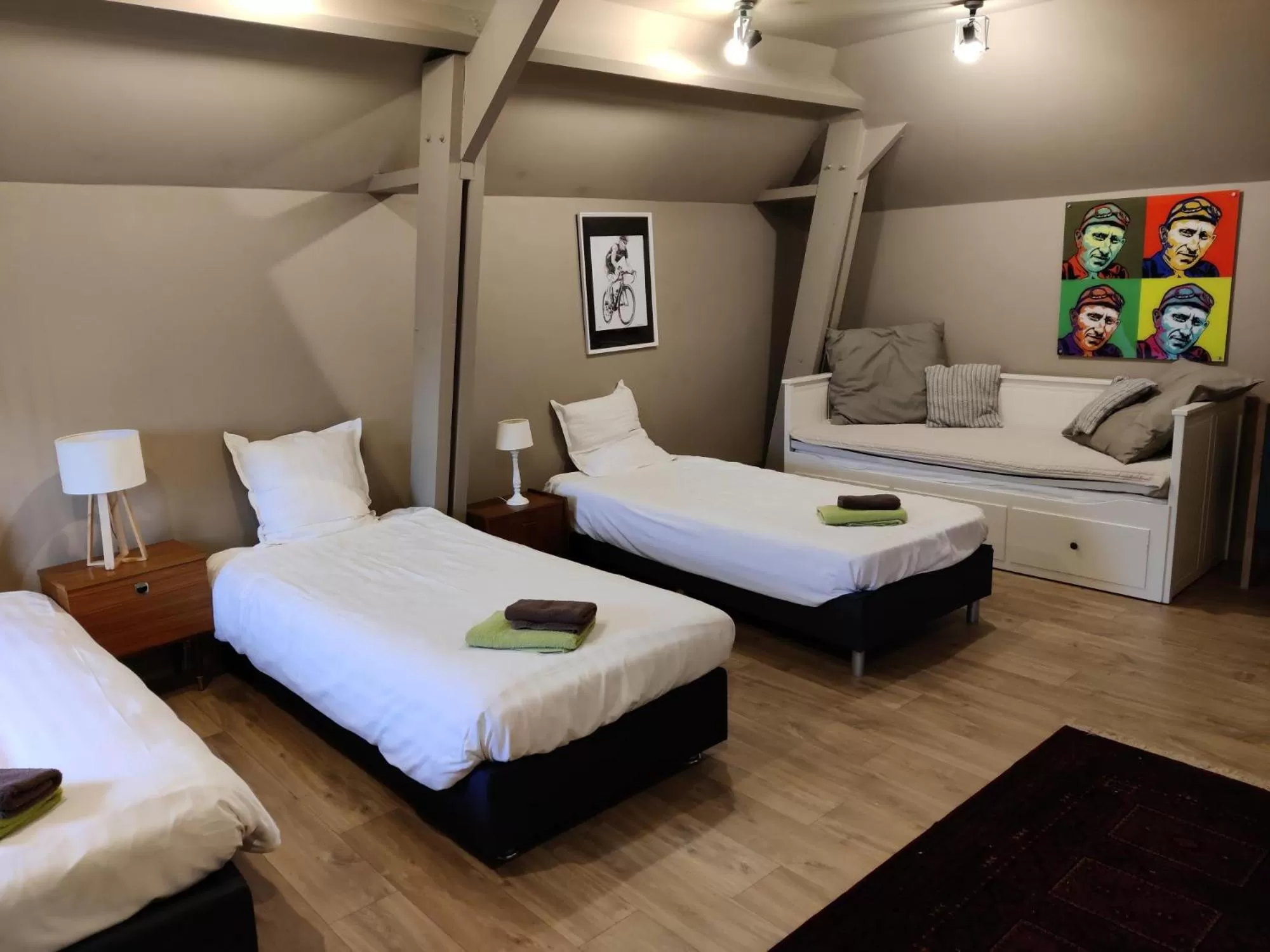 Bedroom, Bed in Flandrien Hotel