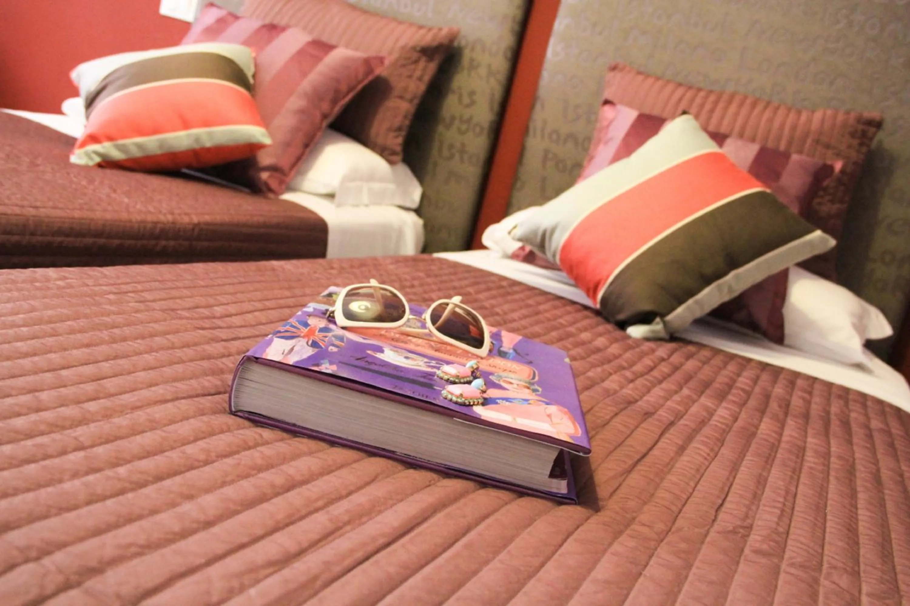 Decorative detail, Bed in Hotel Bologna