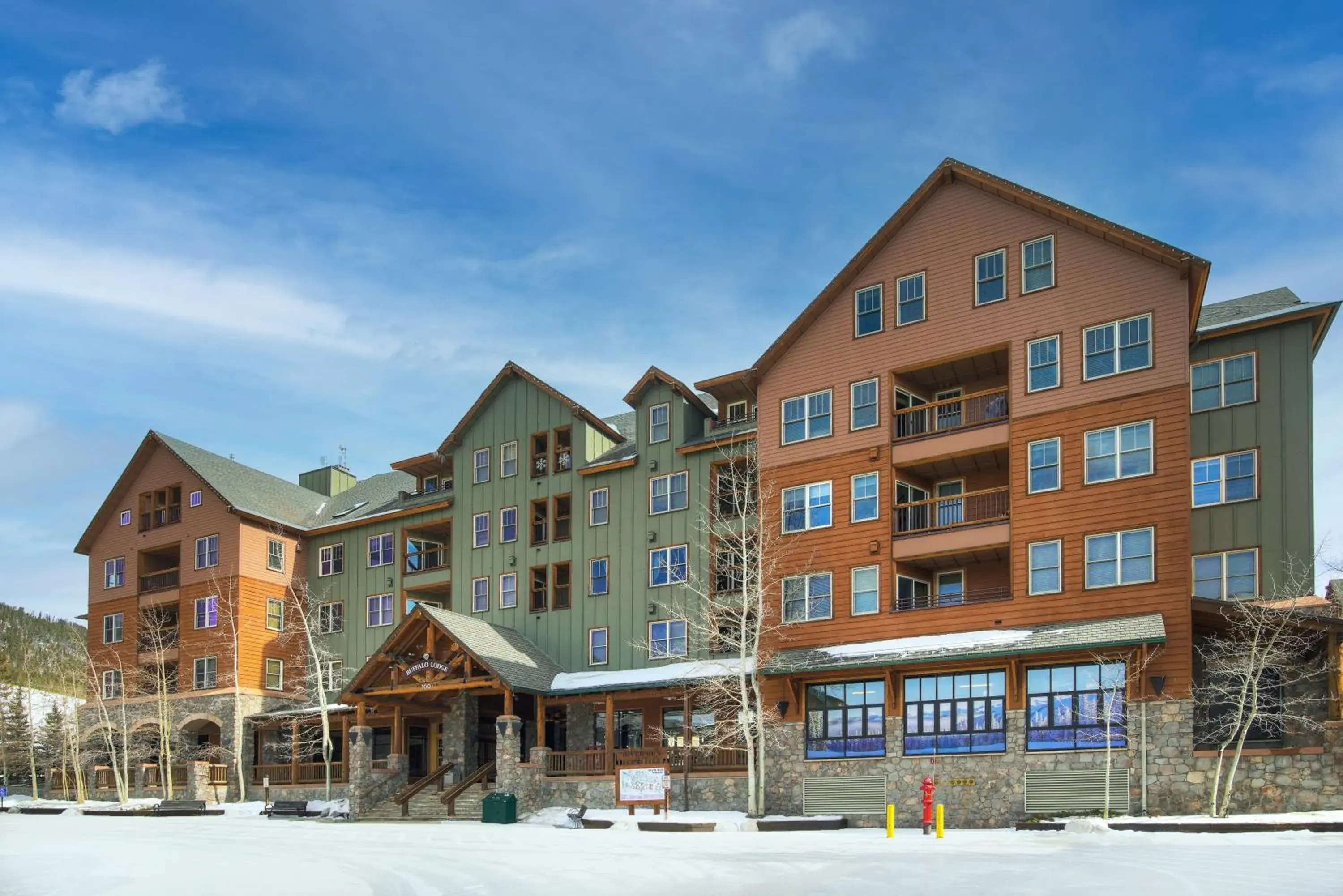 Winter in River Run Village by Keystone Resort