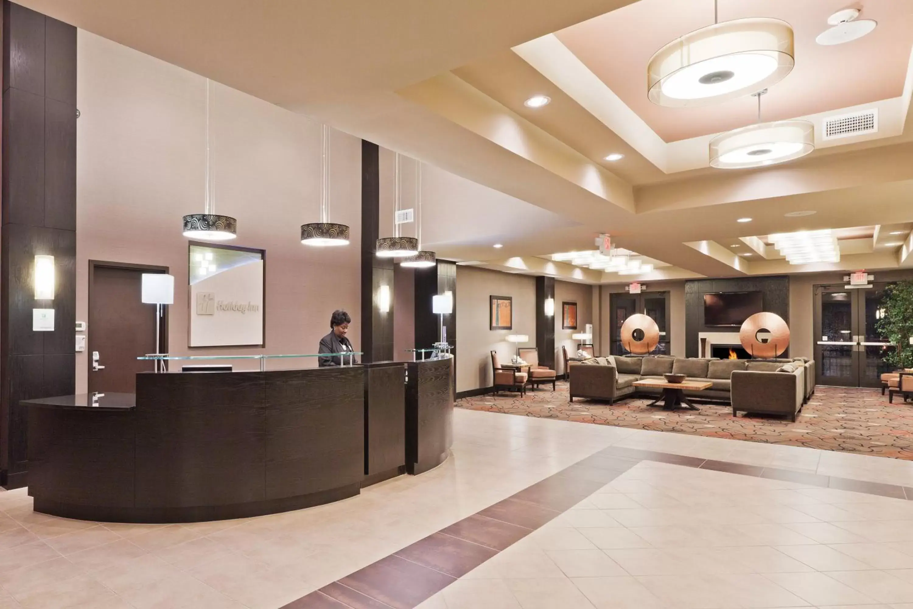 Property building, Lobby/Reception in Holiday Inn Hotel & Suites Tulsa South, an IHG Hotel