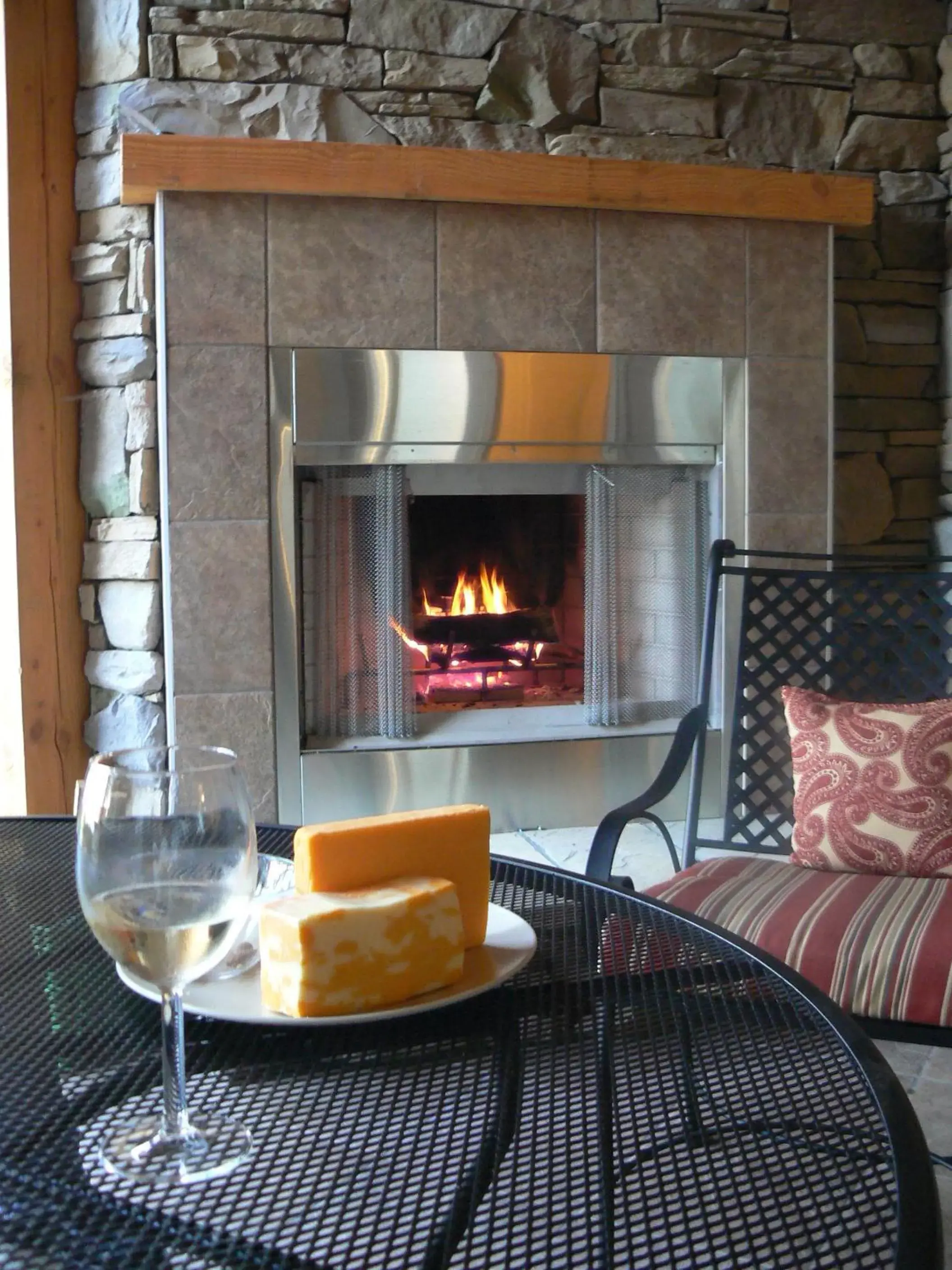 Patio in Galiano Oceanfront Inn & Spa