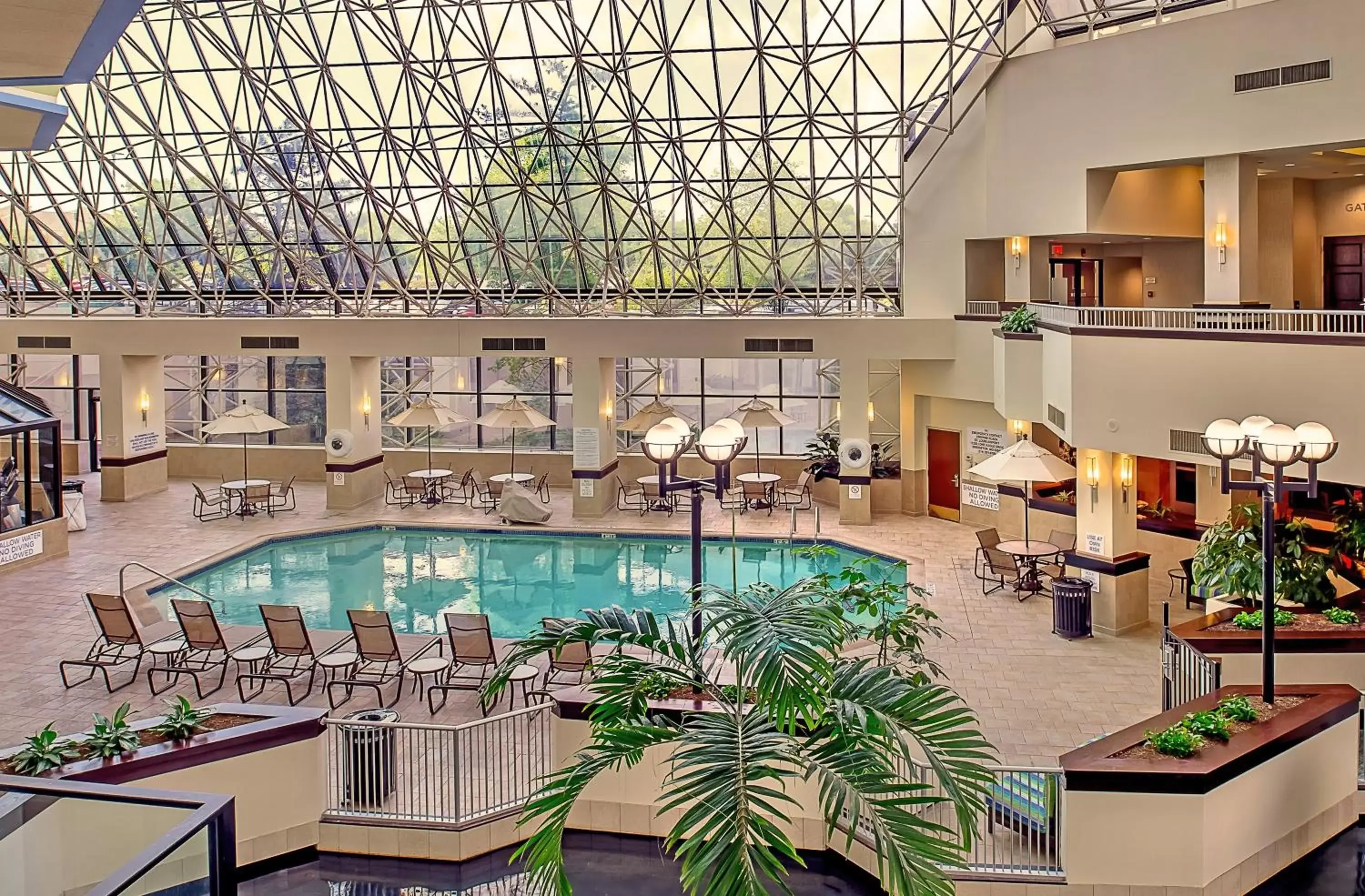 Swimming pool in Crowne Plaza Hotel St. Louis Airport, an IHG Hotel