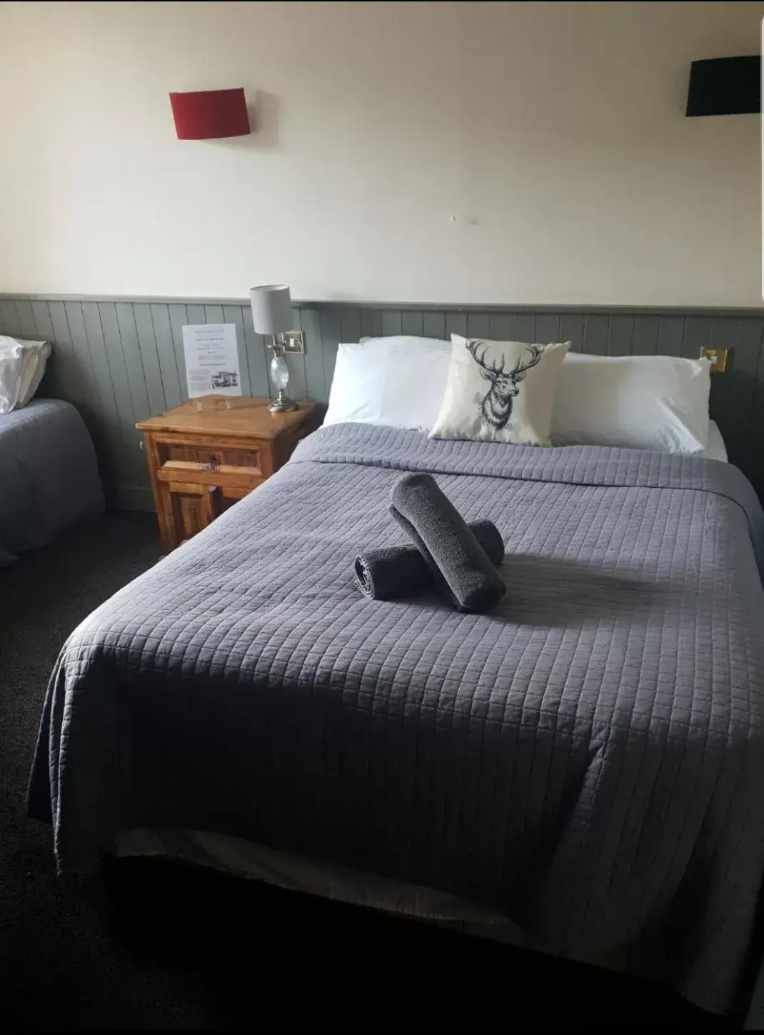 Bed in The Olde Swan Hotel