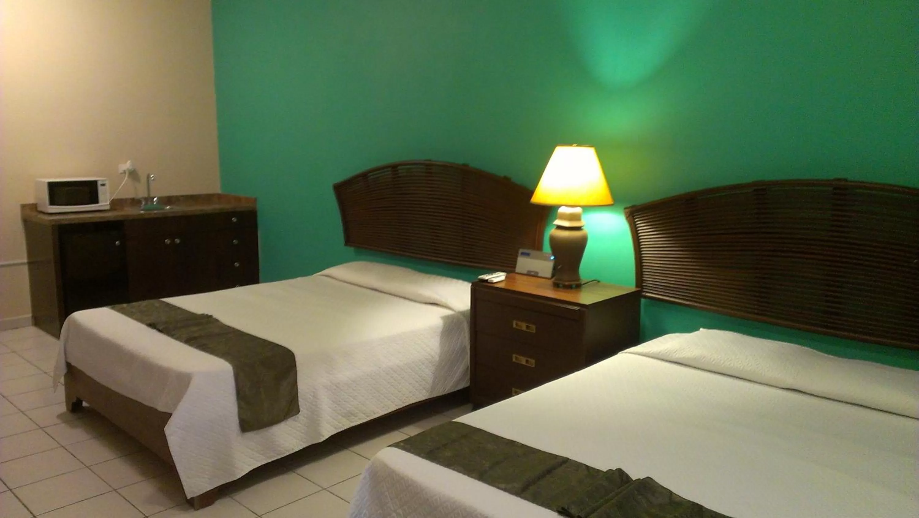 Bed in Combate Beach Resort