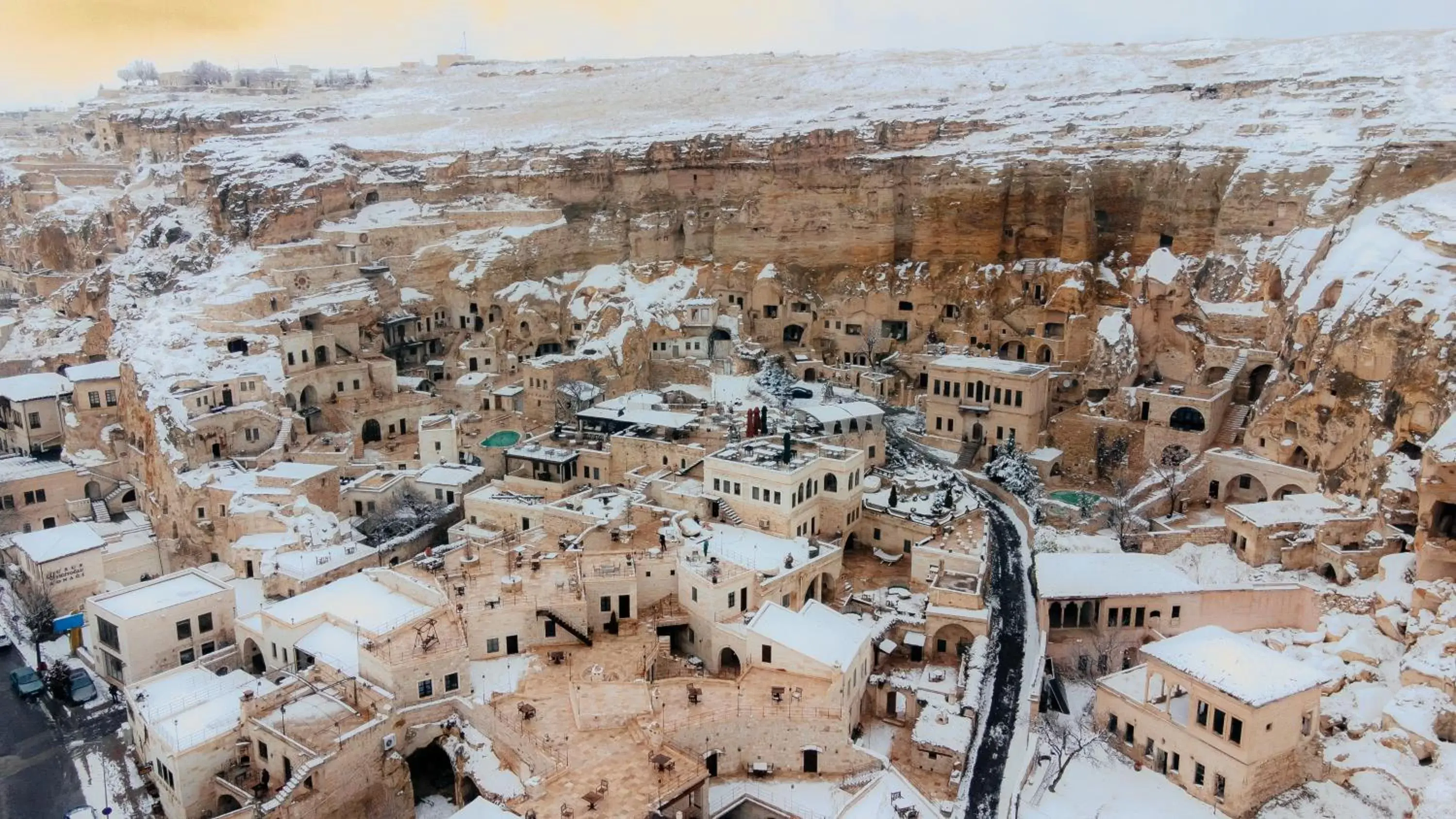 Property building, Bird's-eye View in Yunak Evleri Cappadocia