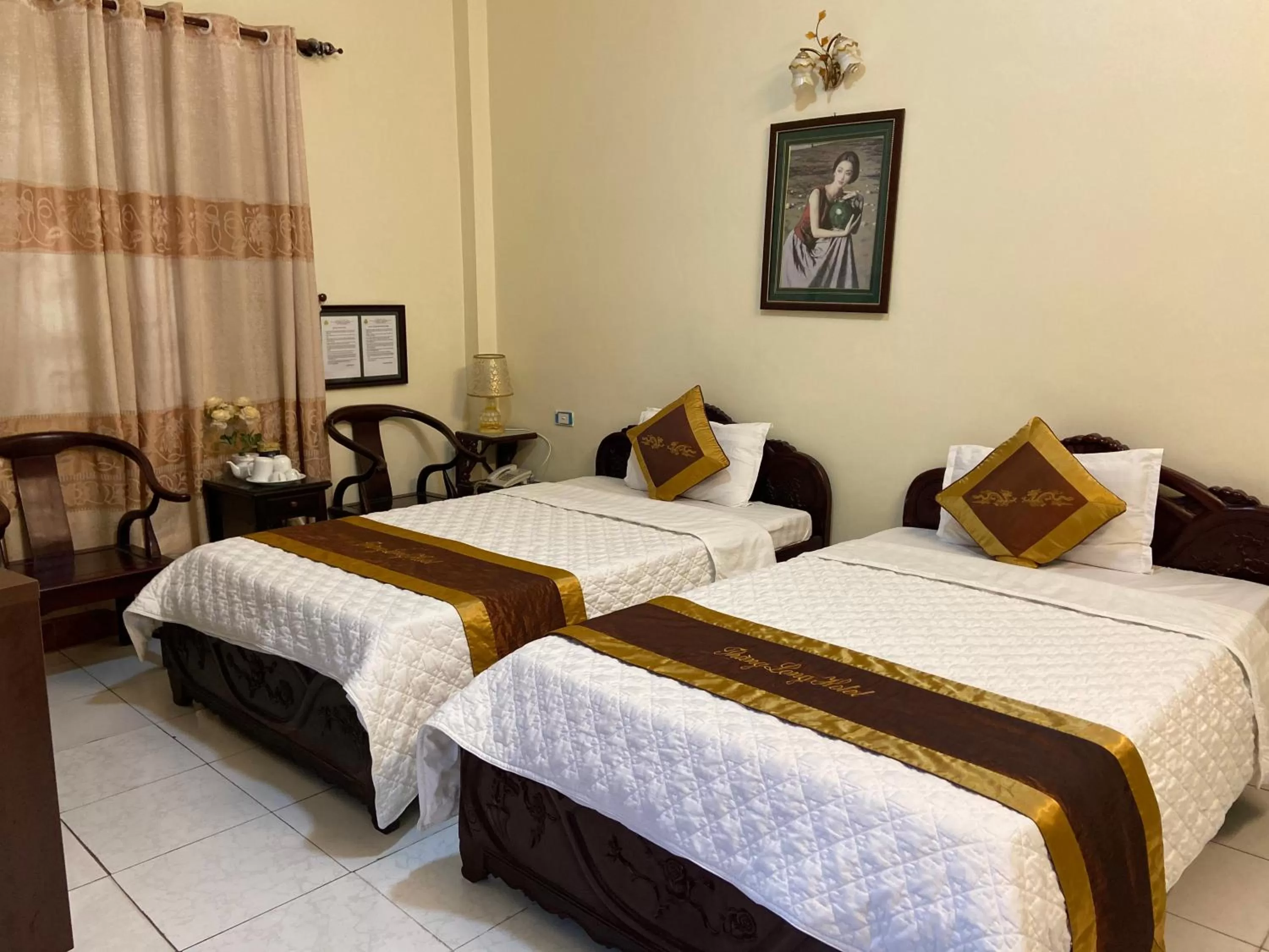 Bed in Thang Long Hotel