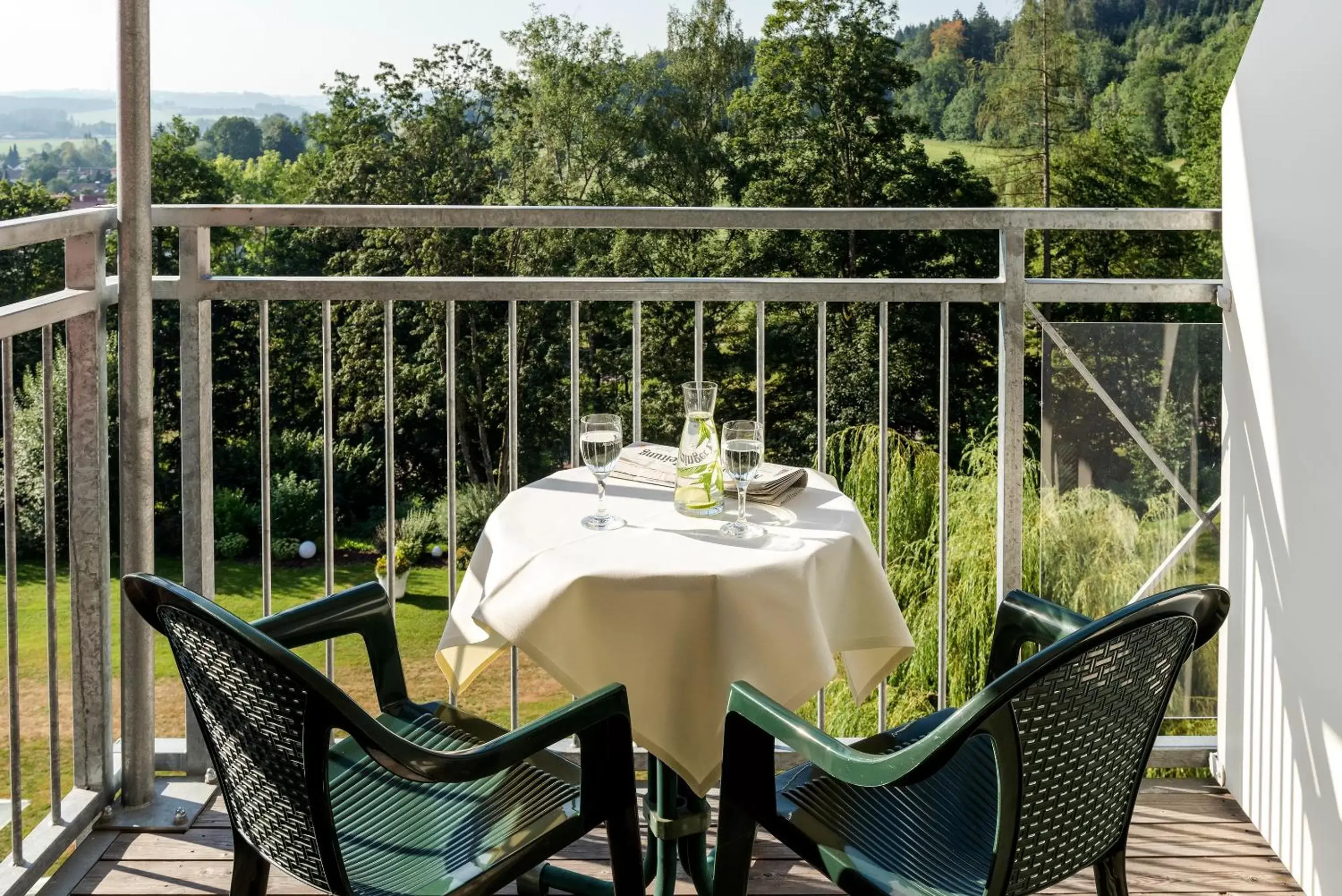 Balcony/Terrace in Best Western Plus Parkhotel Maximilian Ottobeuren