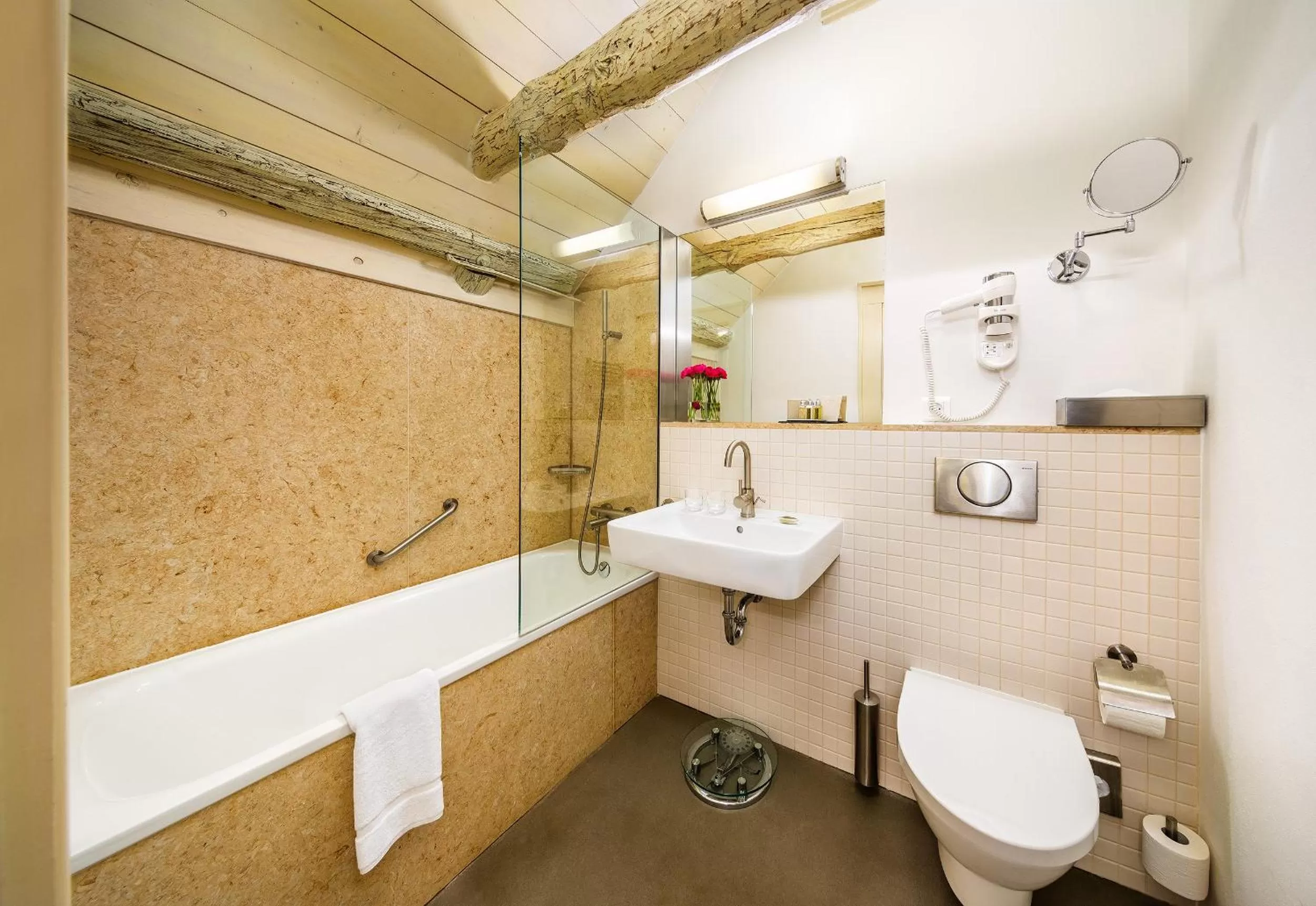 Bathroom in Bellevue Hotel Benešov