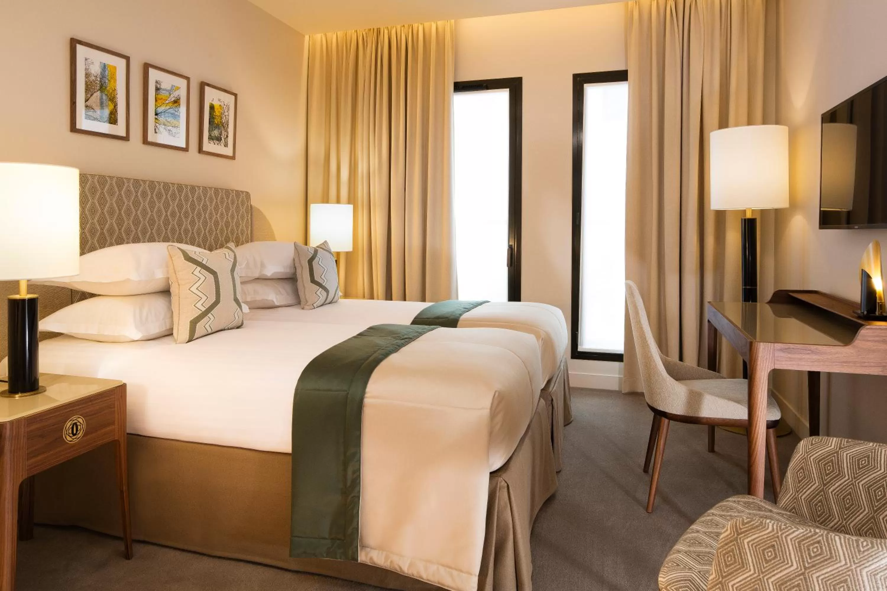 Bed in Le Tsuba Hotel