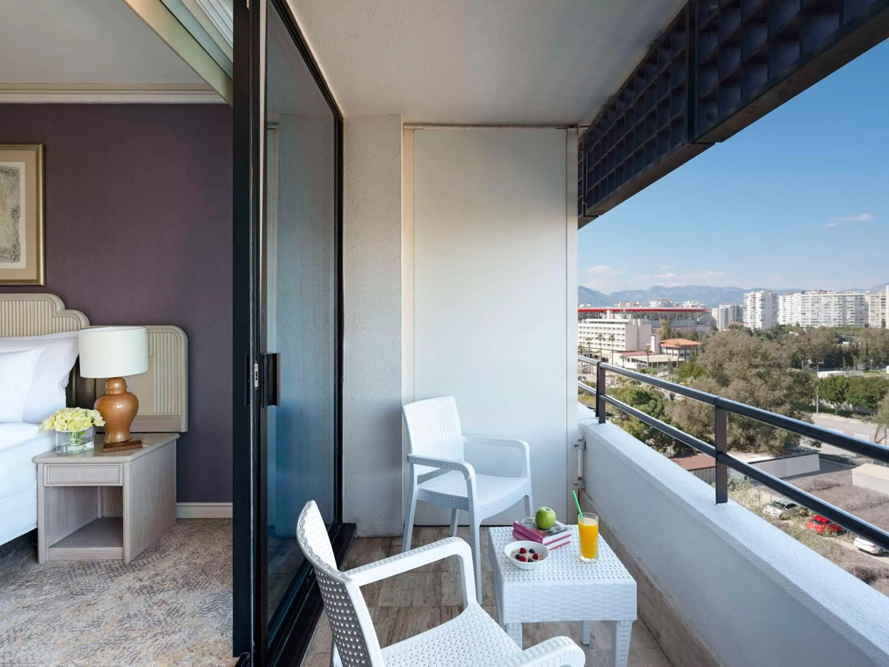 Deluxe Twin Bed Room with City View in Rixos Downtown Antalya - The Land Of Legends Access Deluxe Twin Bed Room with City View in Rixos Downtown Antalya - The Land Of Legends Access