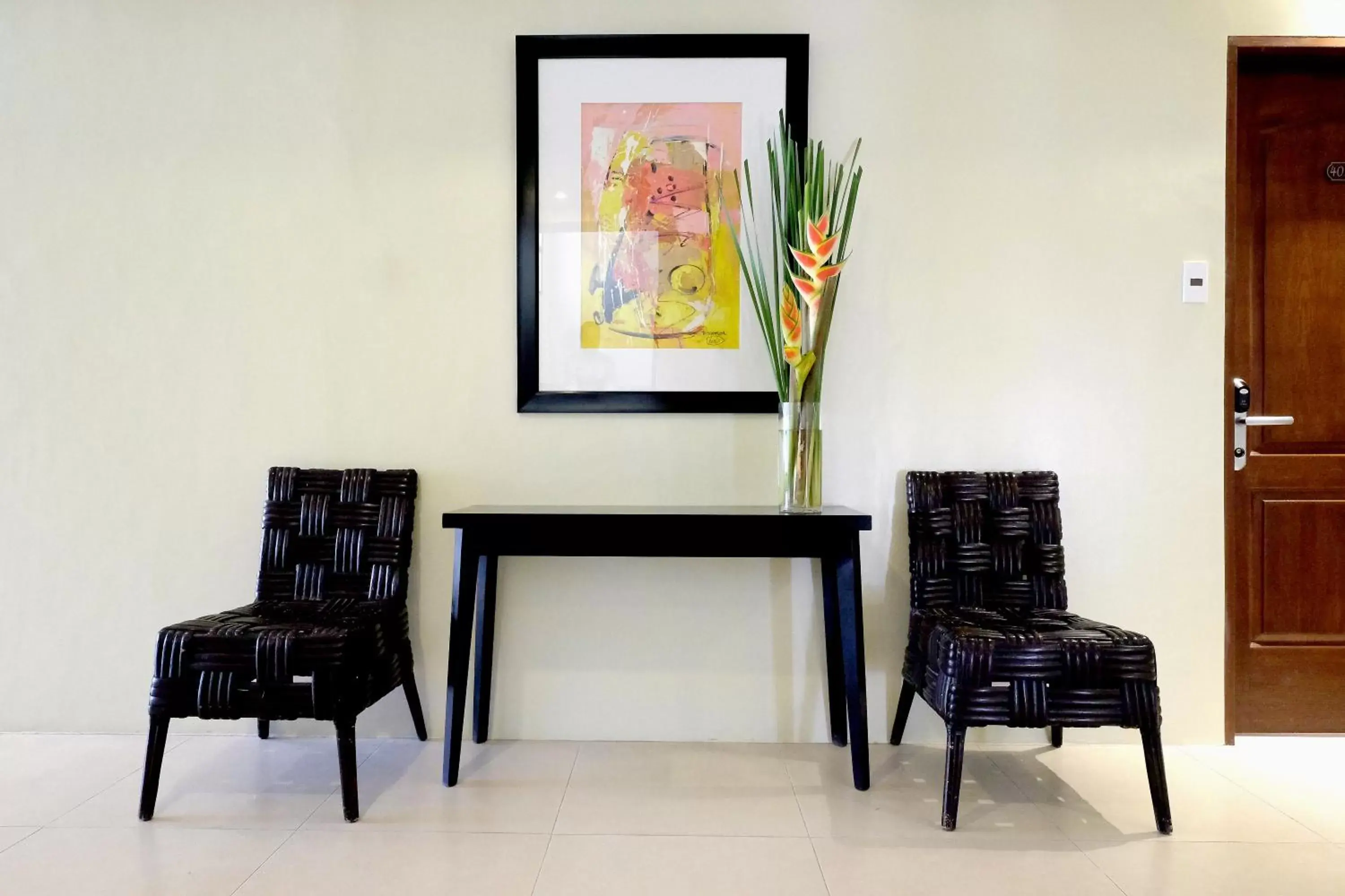 Decorative detail, Seating Area in Alba Uno Hotel