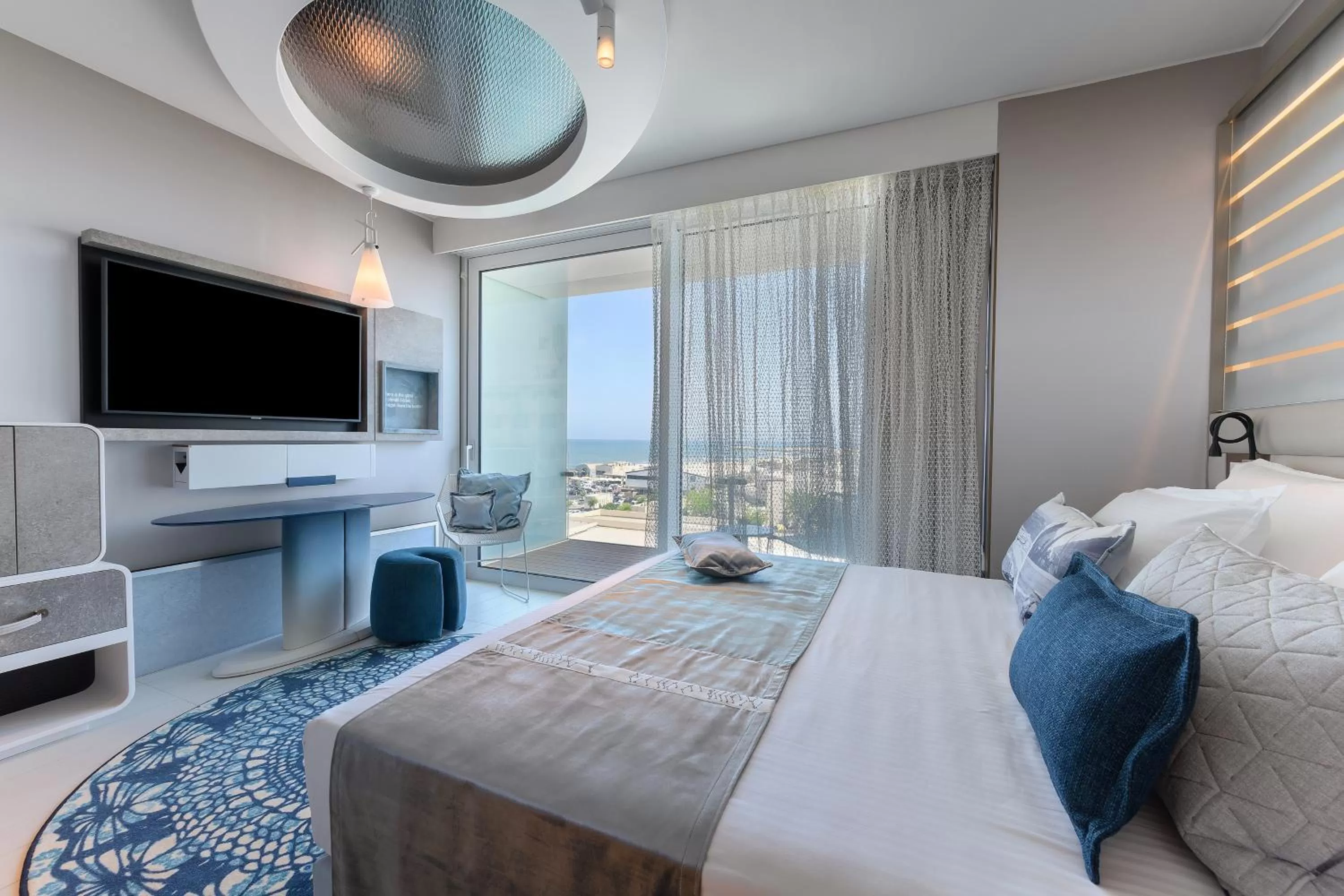Bed in Port Tower by Isrotel Design